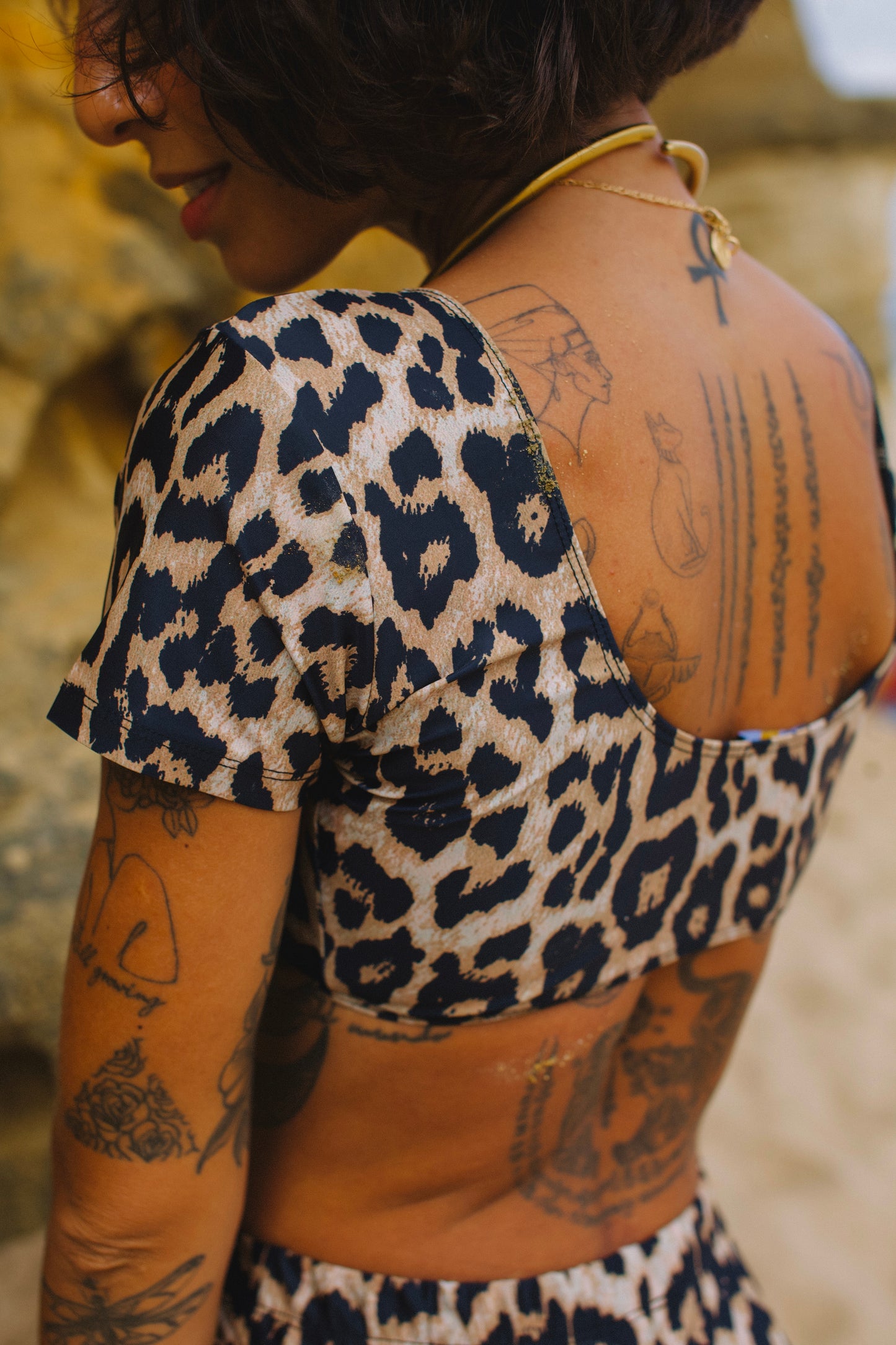 Ring top leopard