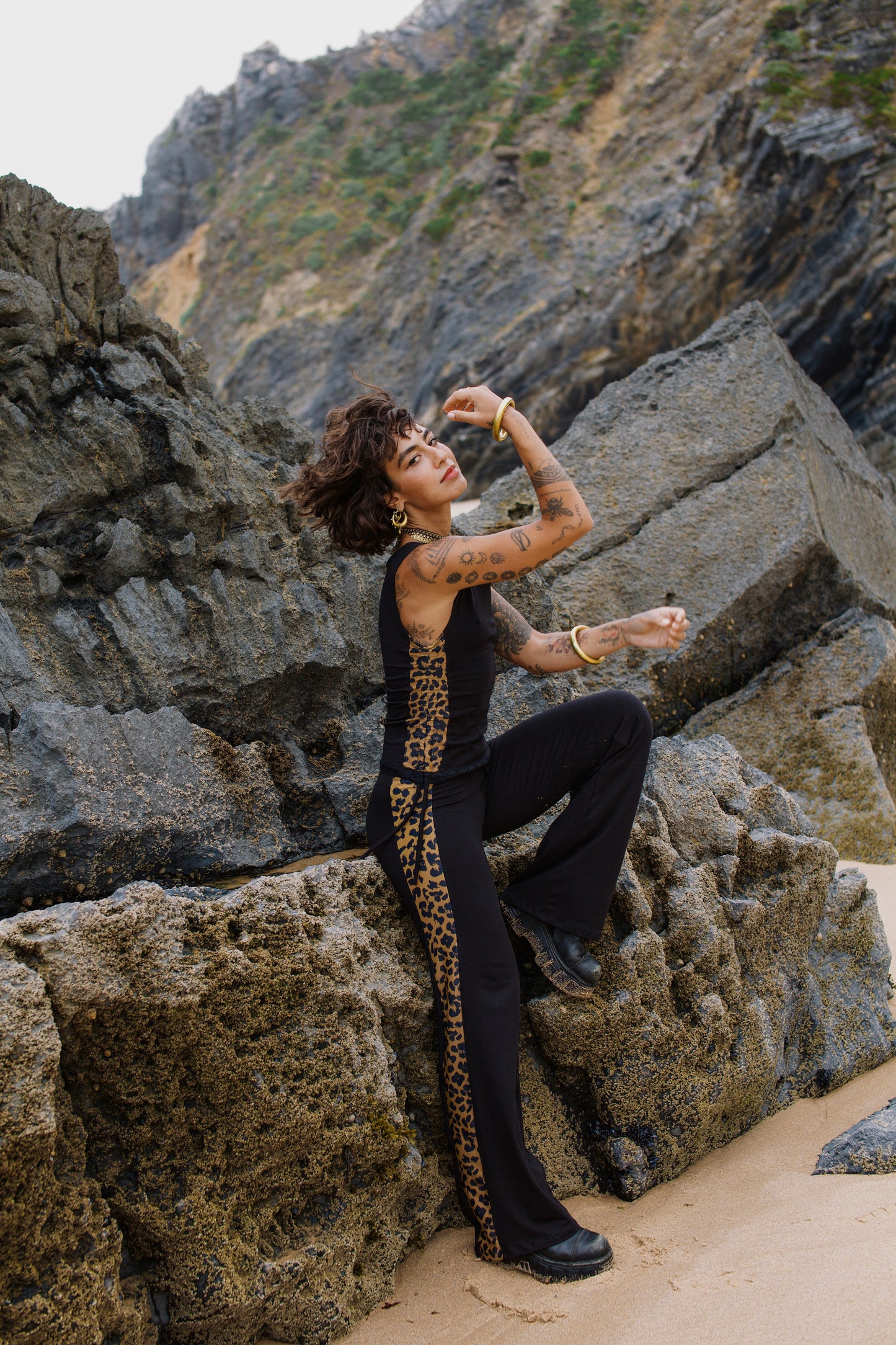 KALINGA LEGGINGS LEO CARAMEL