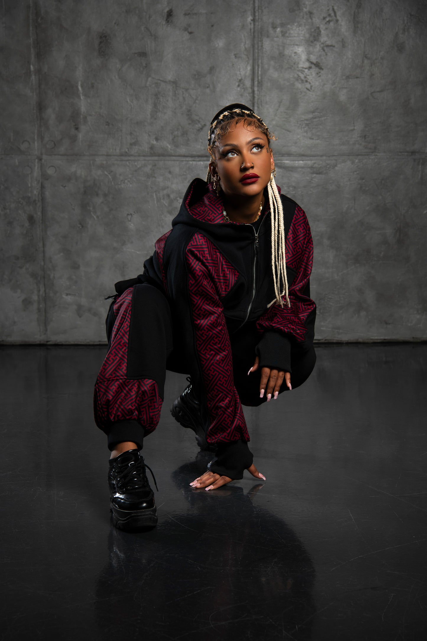 KAÏZEN PANTS SAYAGATA DARK RED