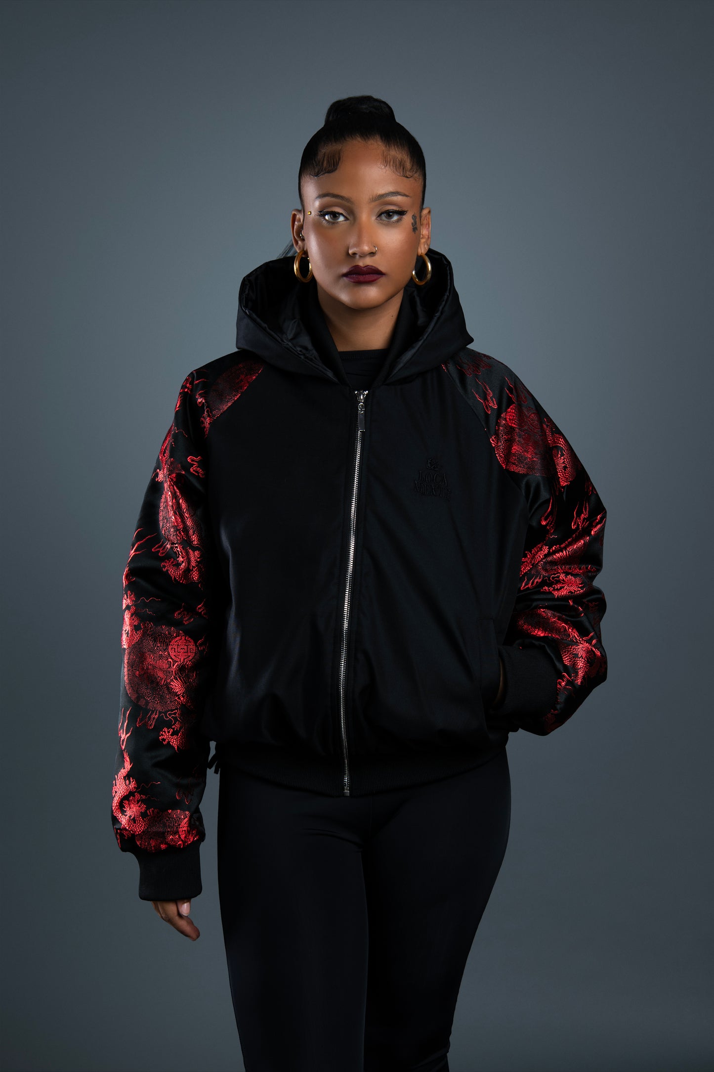 INKA BOMBER JACKET DRAGONS