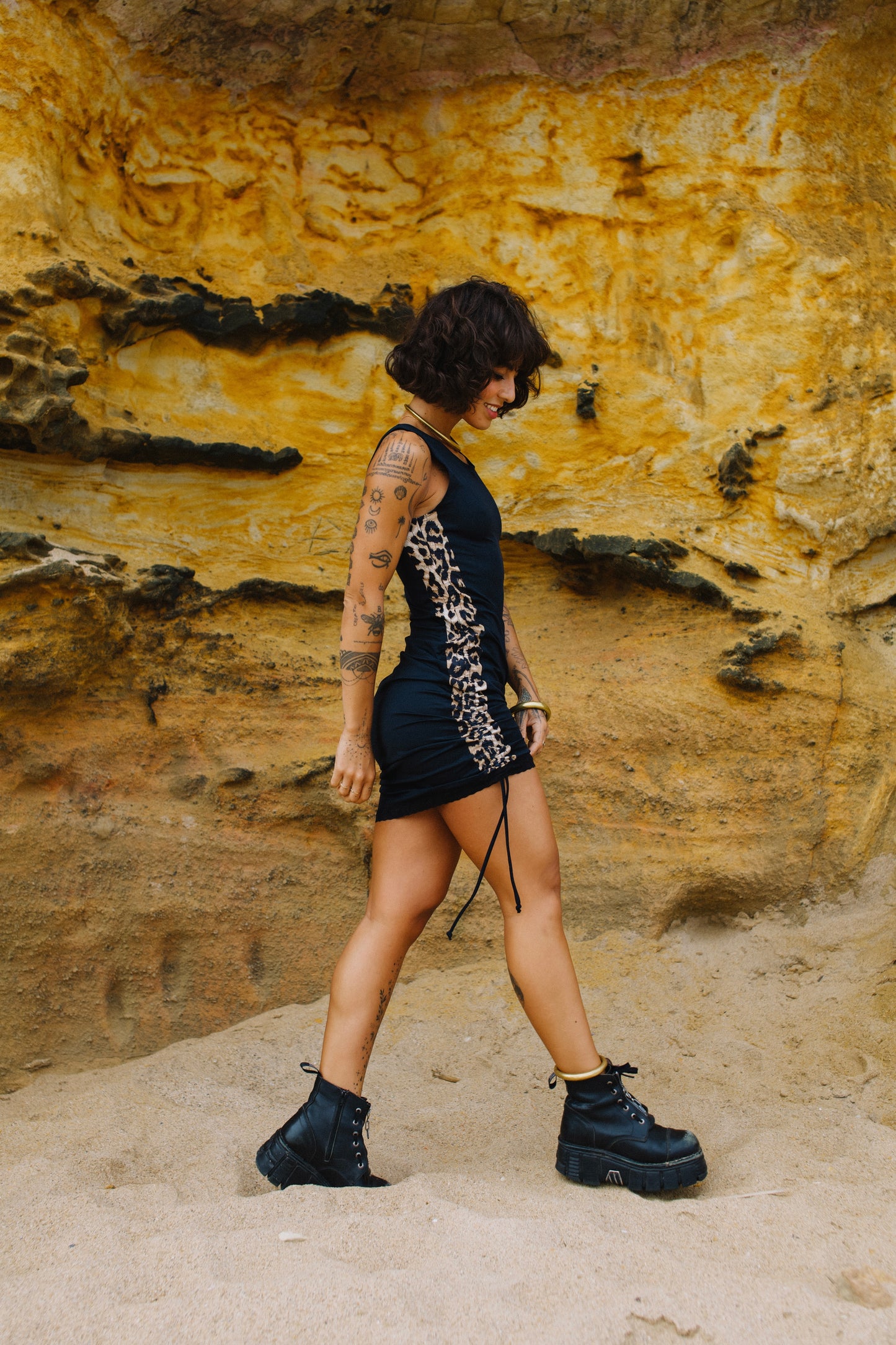 NURIA DRESS LEOPARD