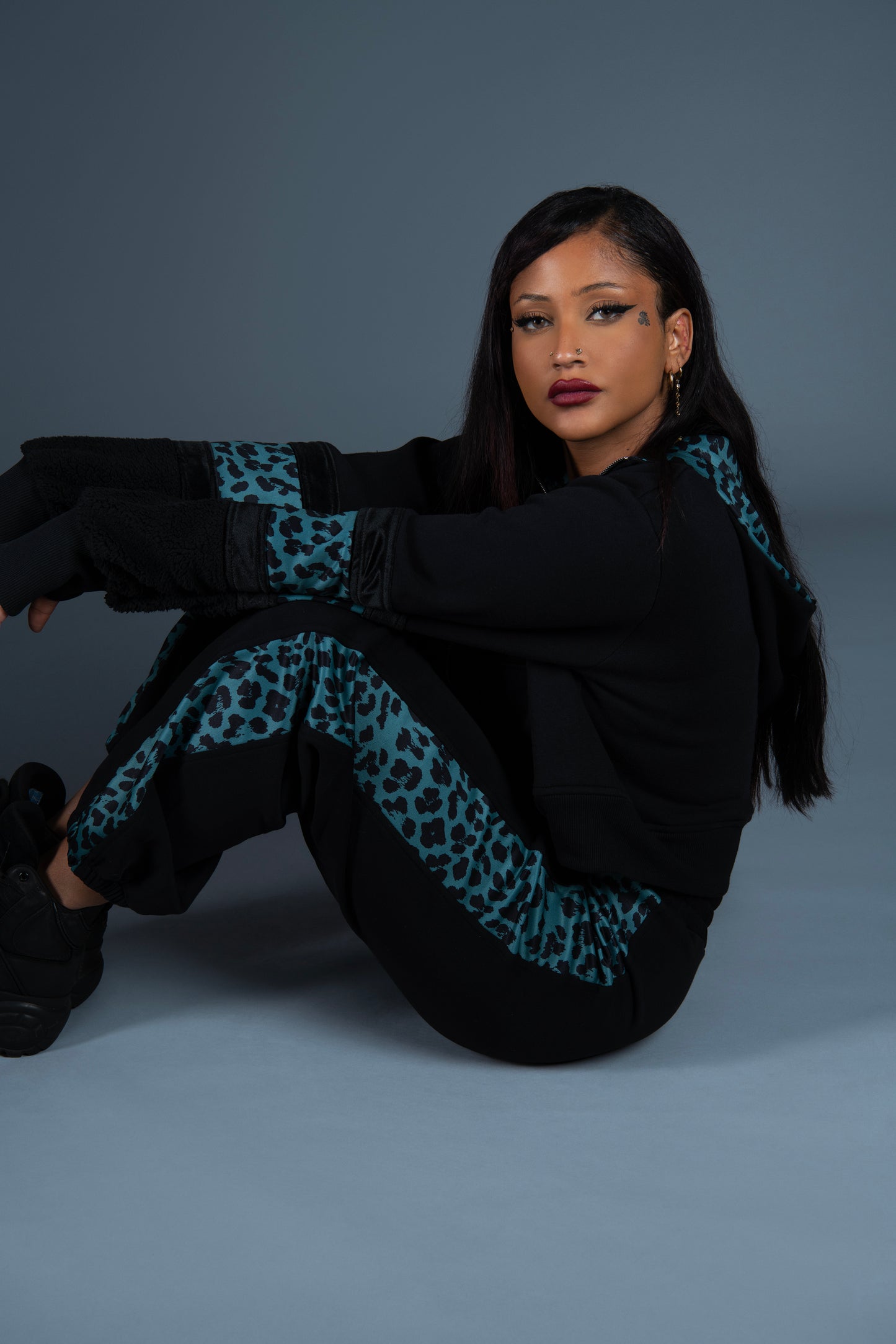 INDIRA JACKET LEO BLUE