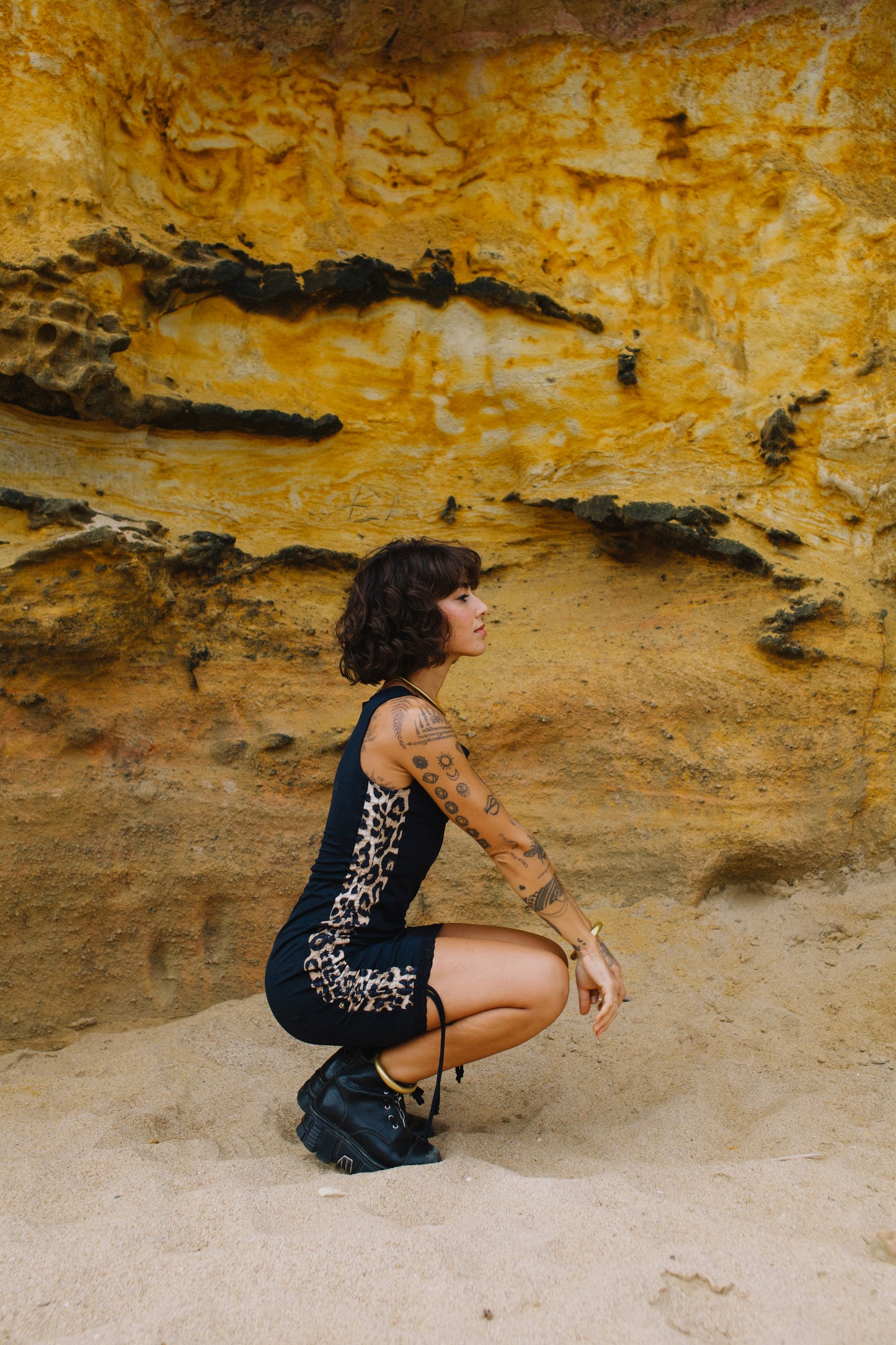 NURIA DRESS LEOPARD