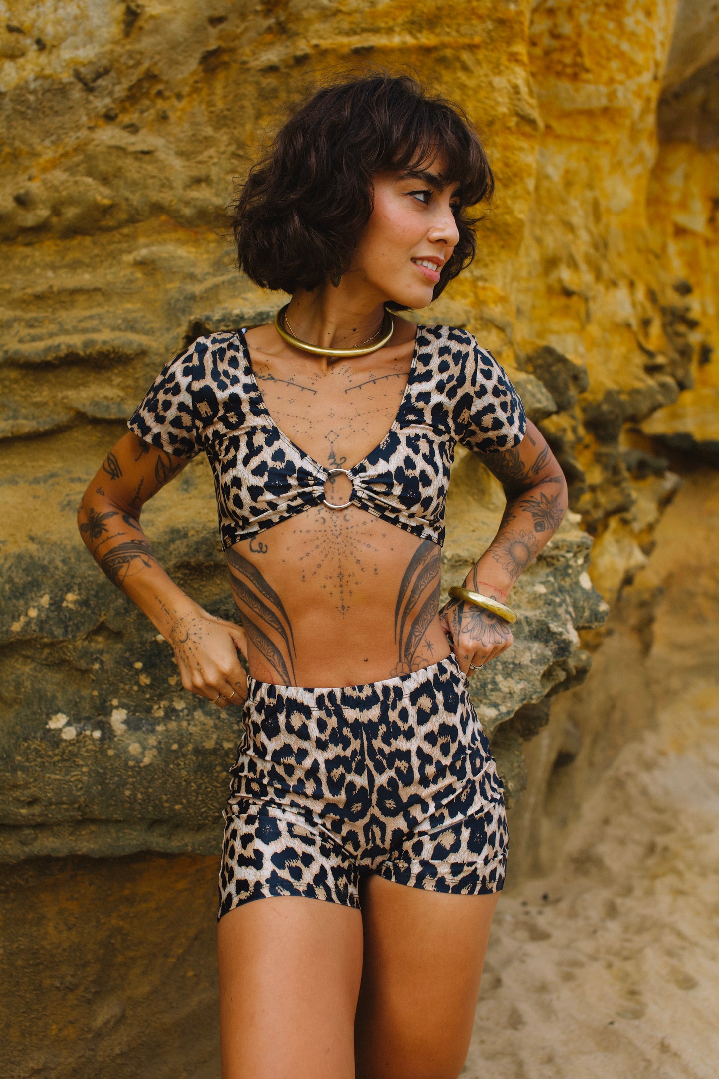 Ring top leopard