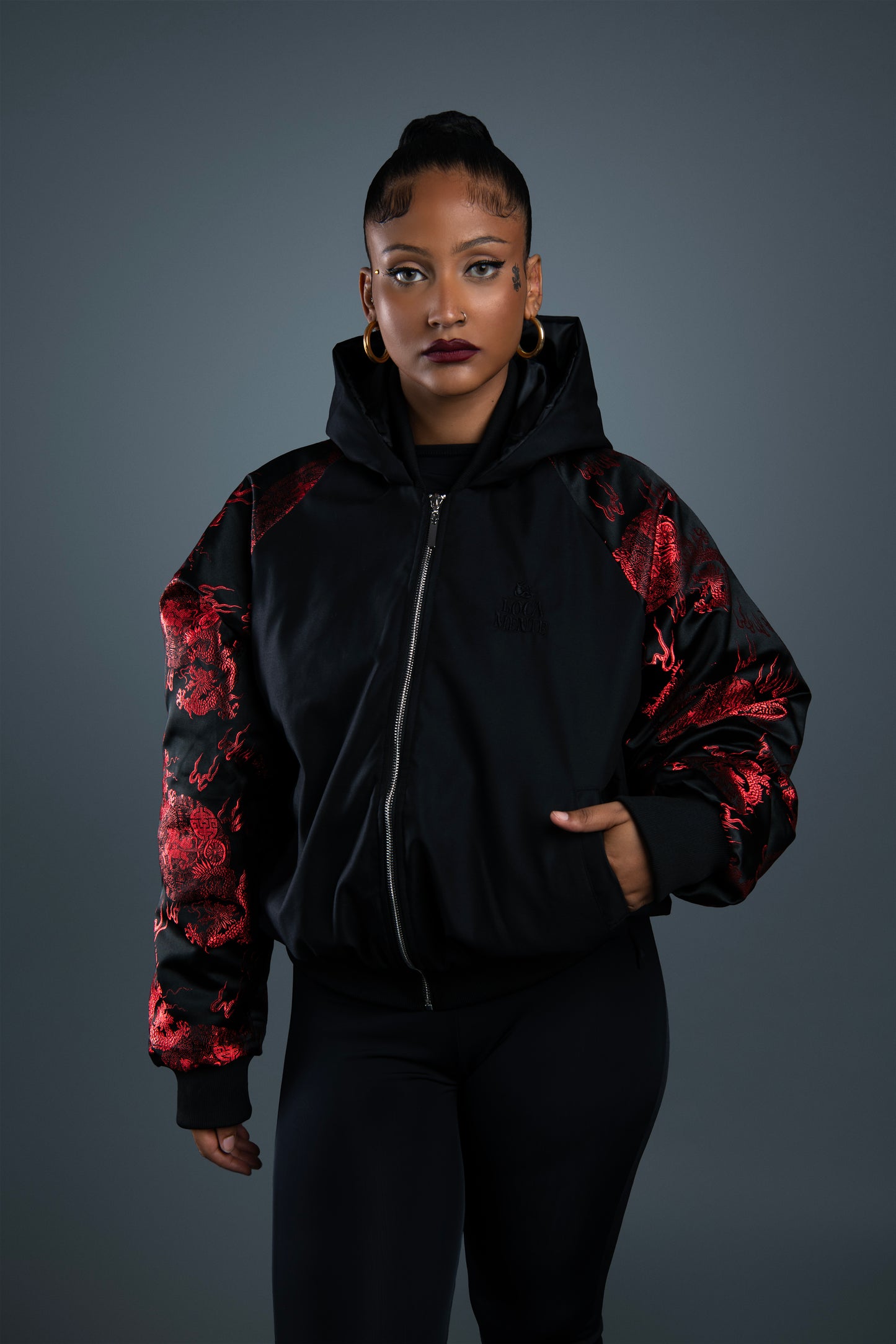 Inka Bomber Jacket Dragons