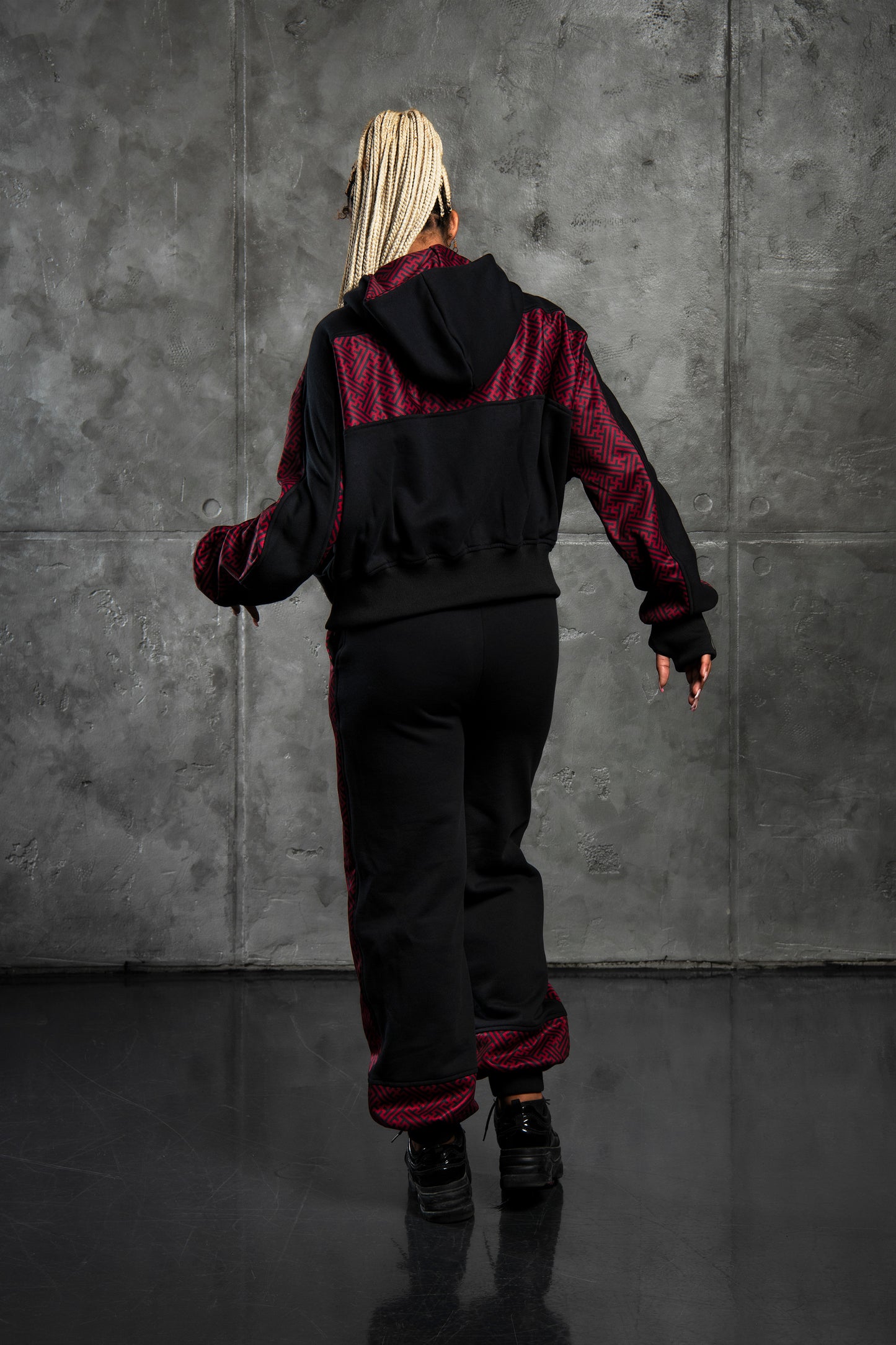 BINDI JACKET SAYAGATA DARK RED