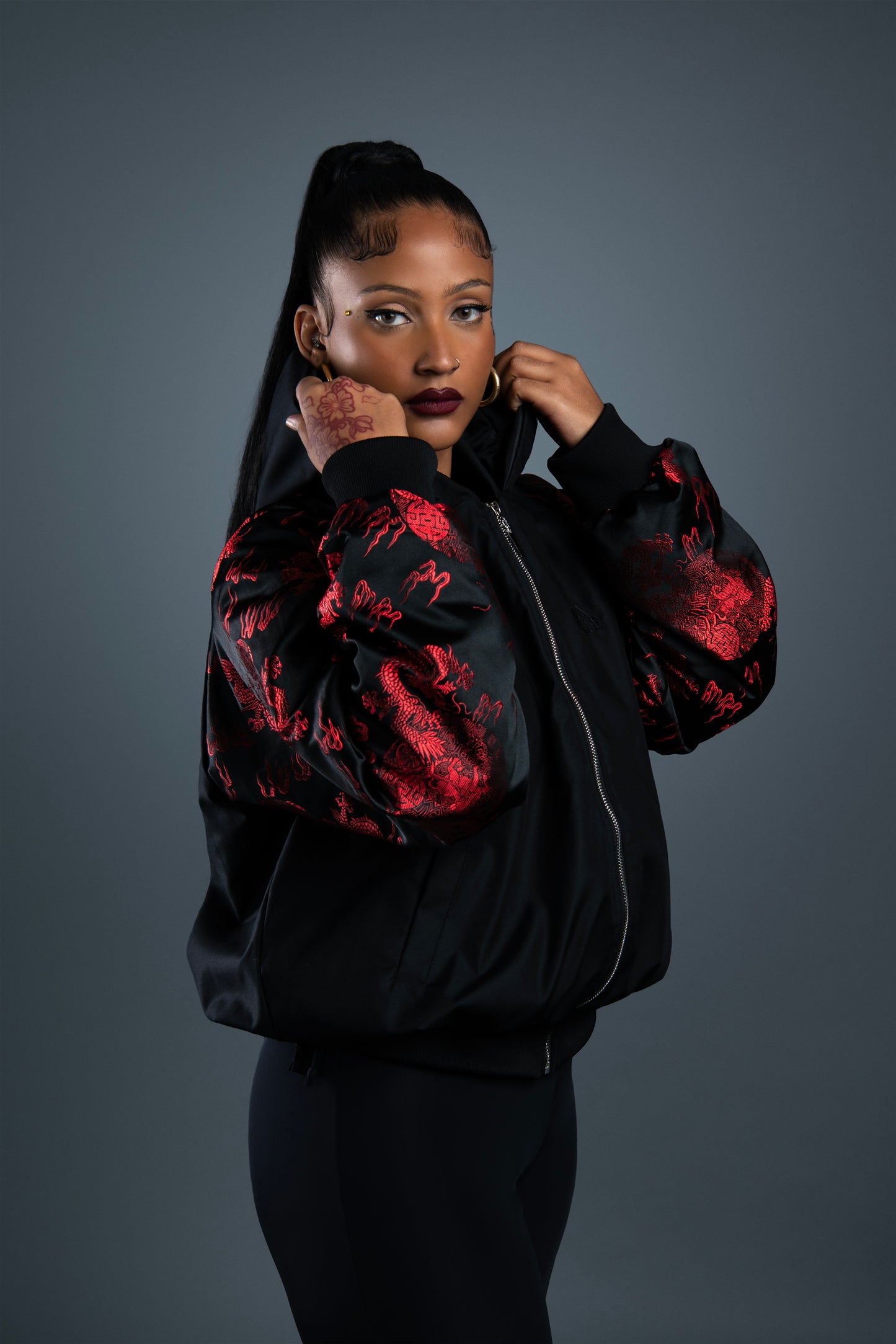 Inka Bomber Jacket Dragons