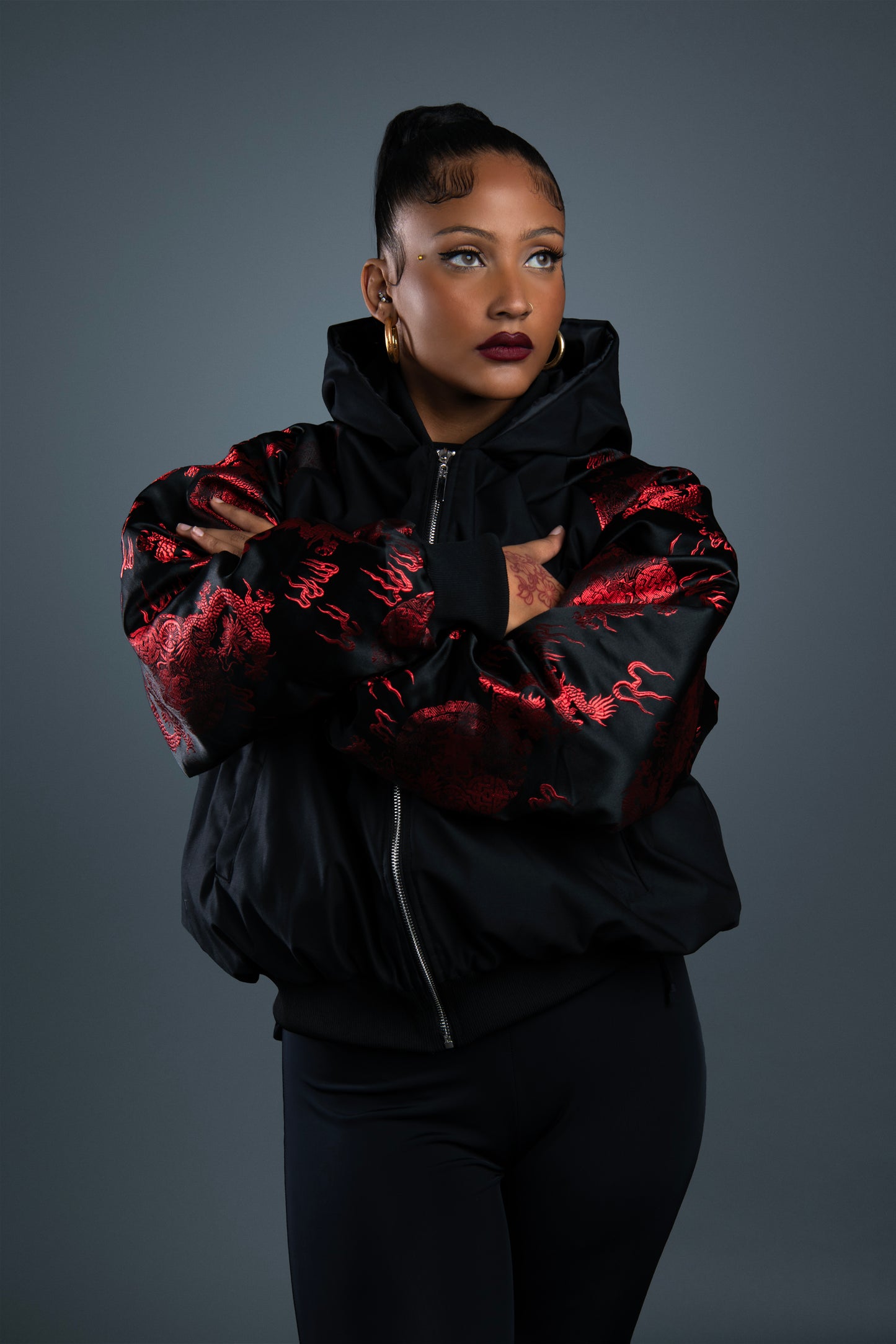 Inka Bomber Jacket Dragons