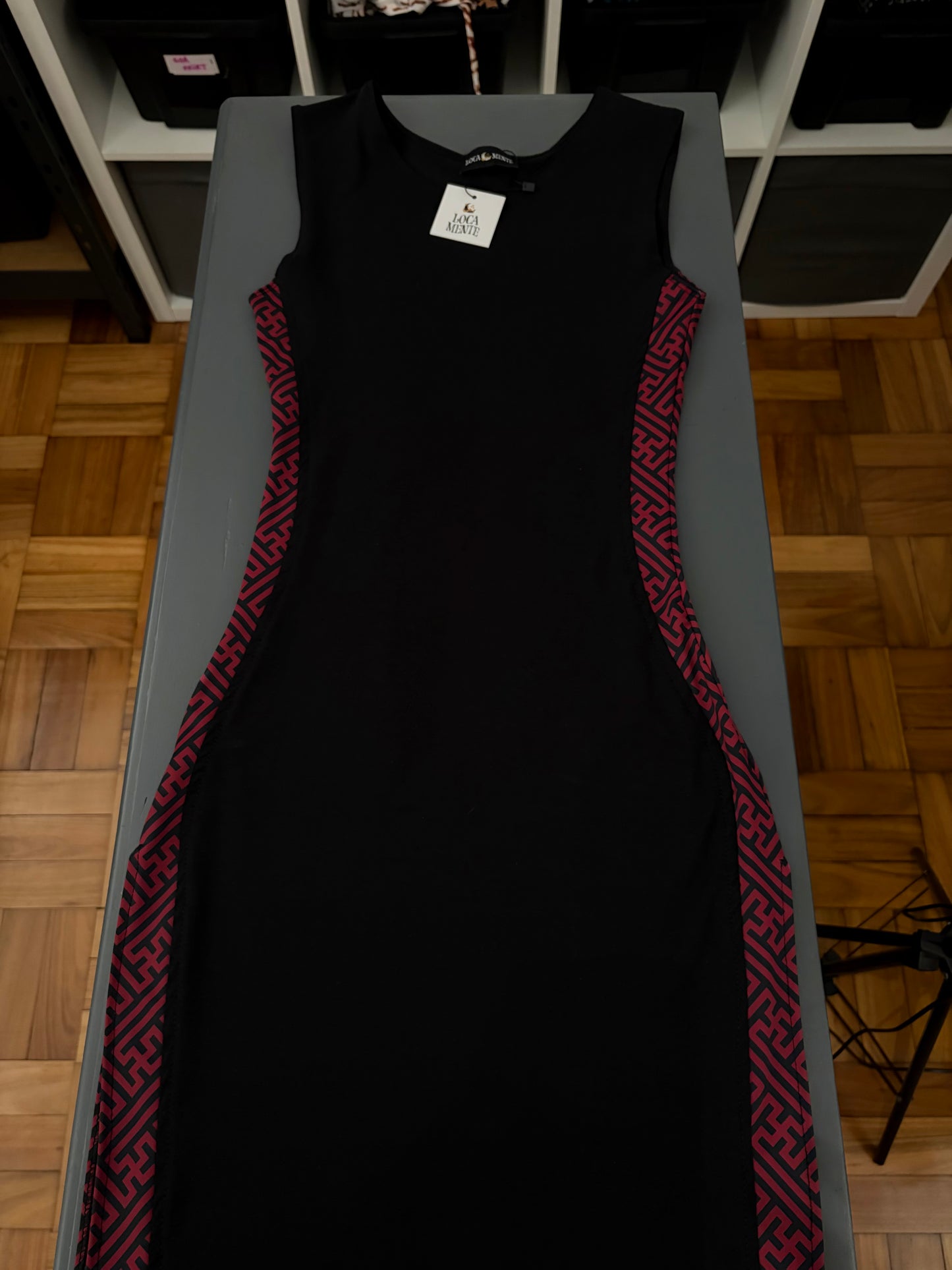 AITANA DRESS PERSONALIZED DARK RED