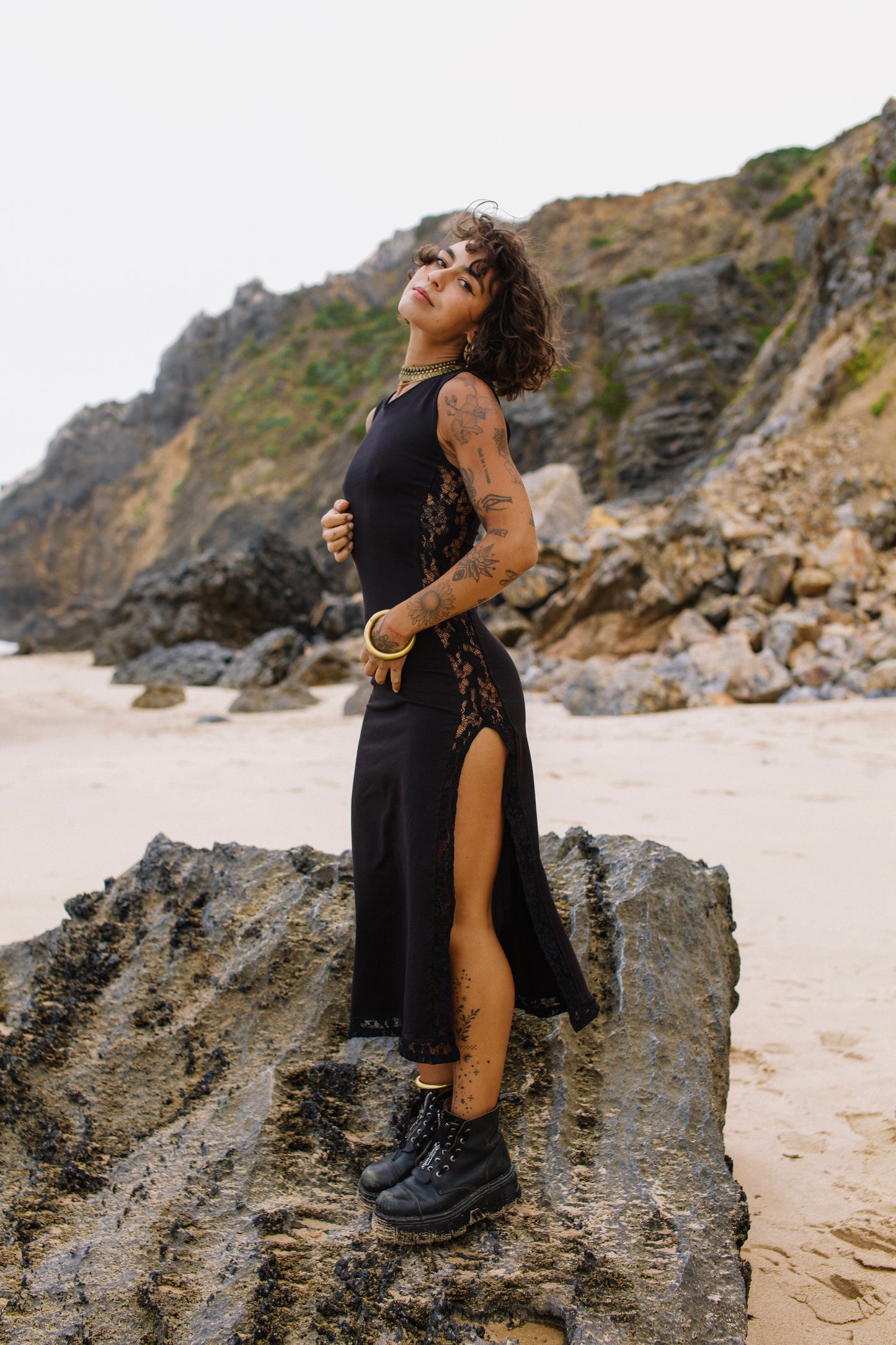 AITANA DRESS BLACK LACE