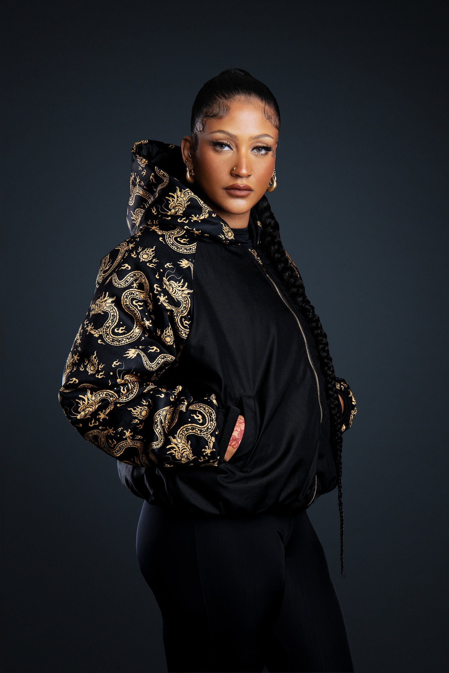 LIO BOMBER JACKET DRAGONS