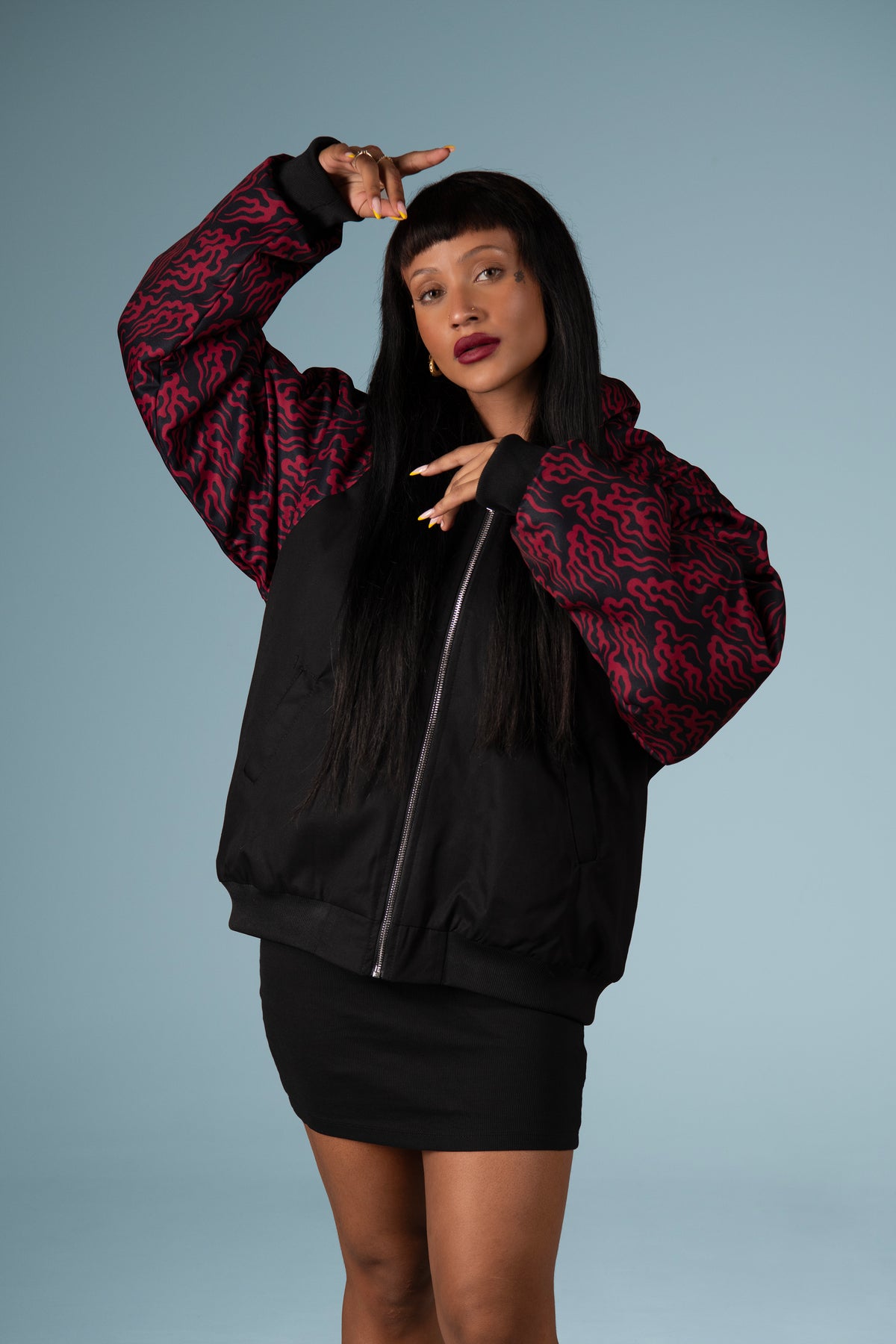 INKA BOMBER JACKET KASAI RED