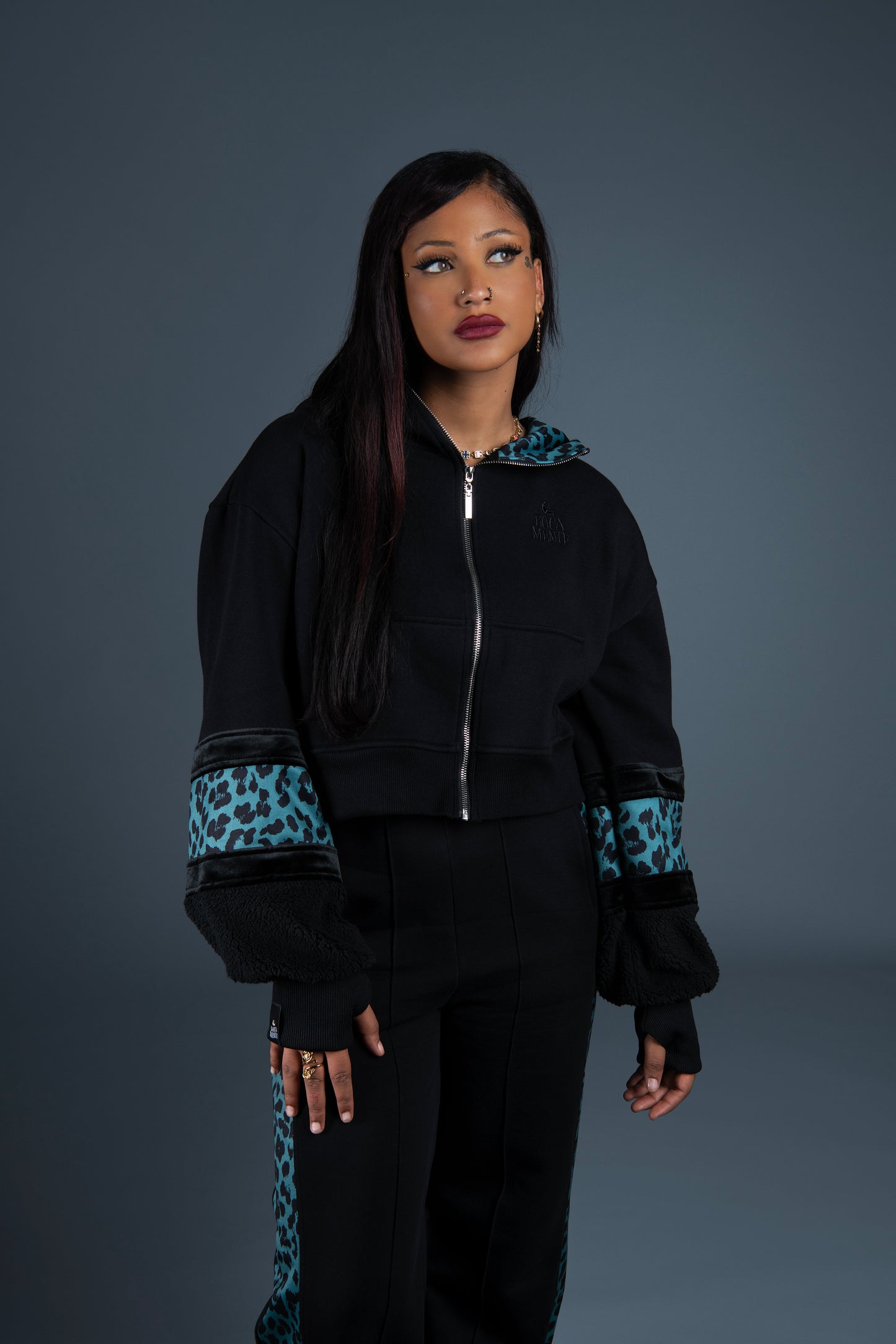 INDIRA JACKET LEO BLUE