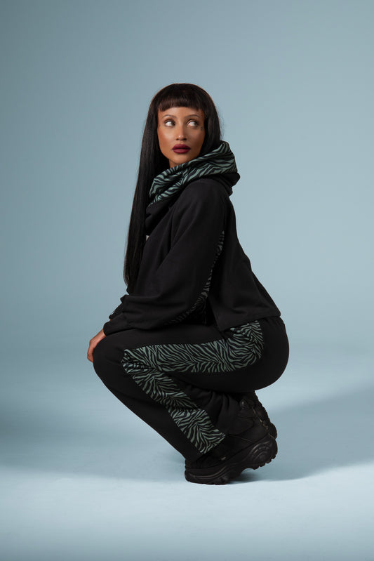 YUKI PANTS ARMY DARK ZEBRA