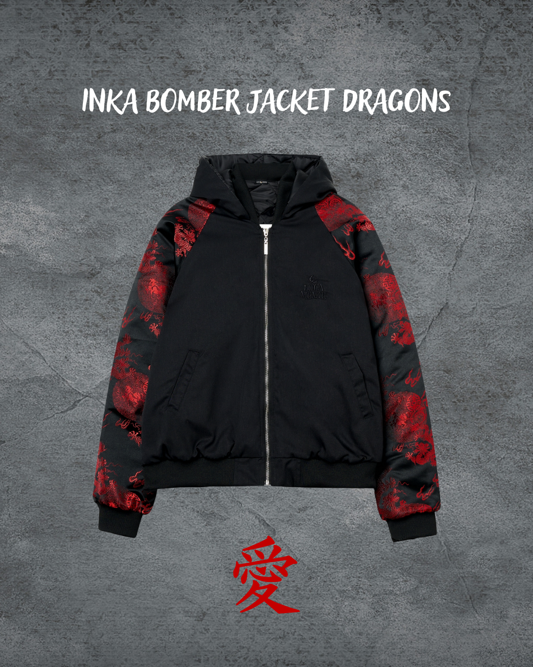 INKA BOMBER JACKET DRAGONS