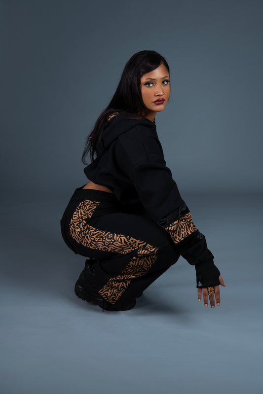 ZENDAYA PANTS INK COFFEE