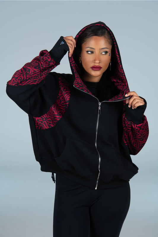 TOKYO JACKET INK DARK RED