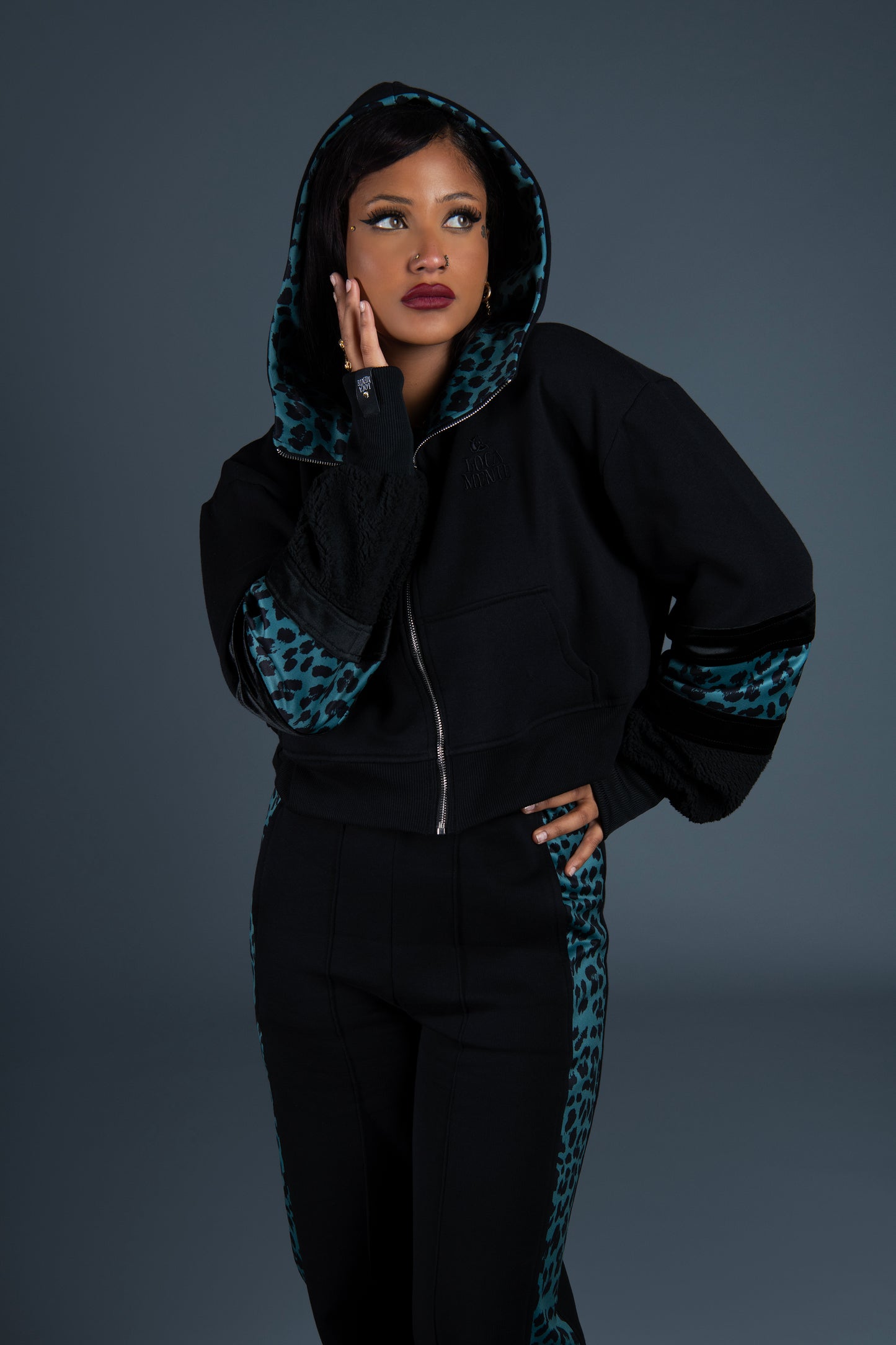 INDIRA JACKET LEO BLUE