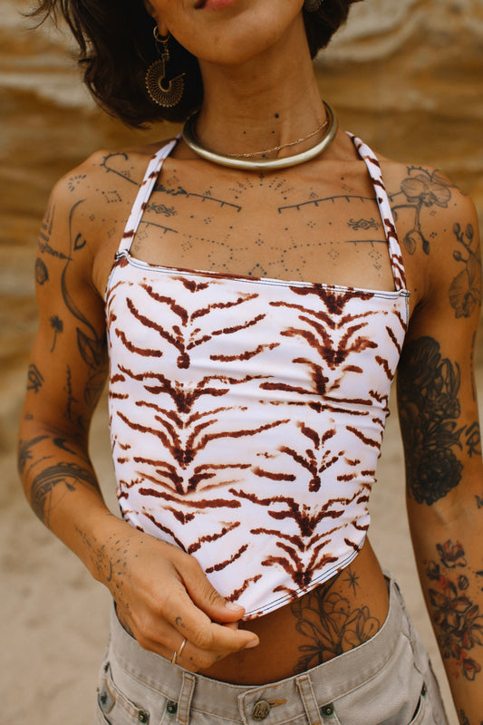 LEONI TOP TIGER WHITE