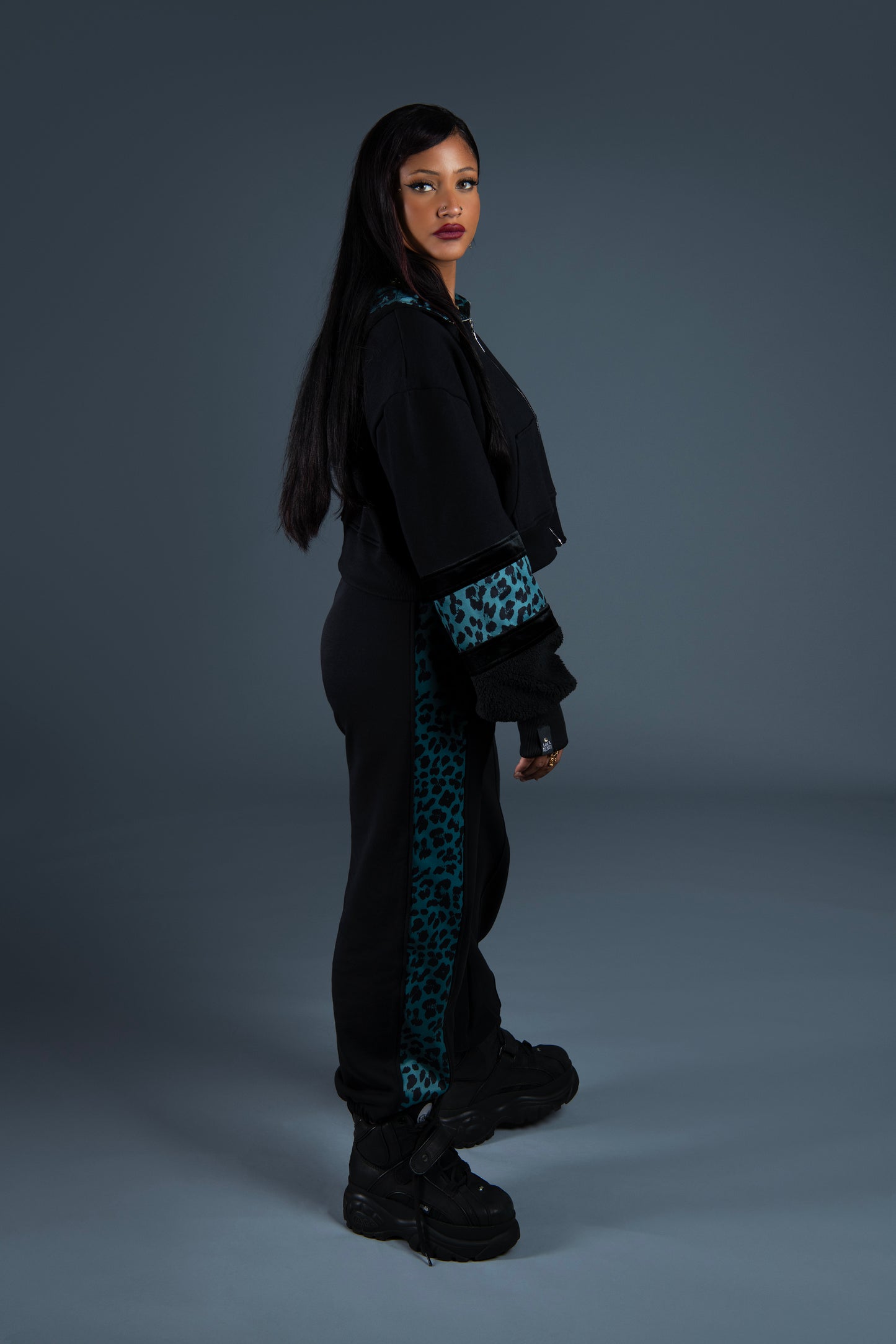 INDIRA JACKET LEO BLUE