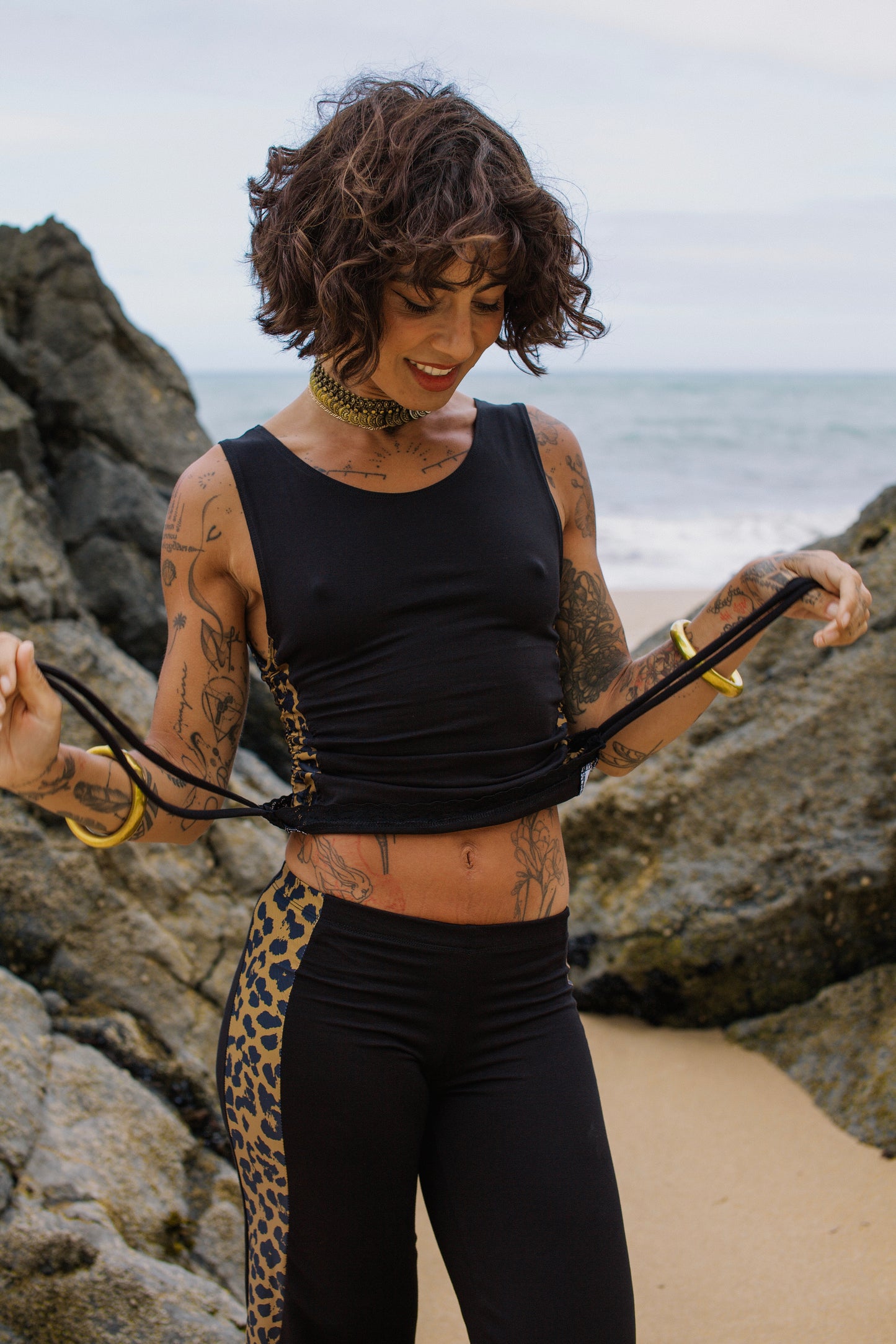 KALINGA LEGGINGS LEO CARAMEL
