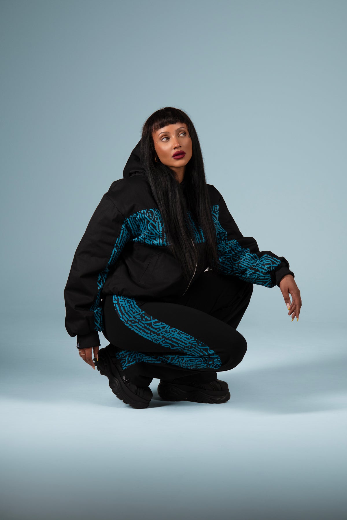 SHADOW BOMBER JACKET CALLY BLUE