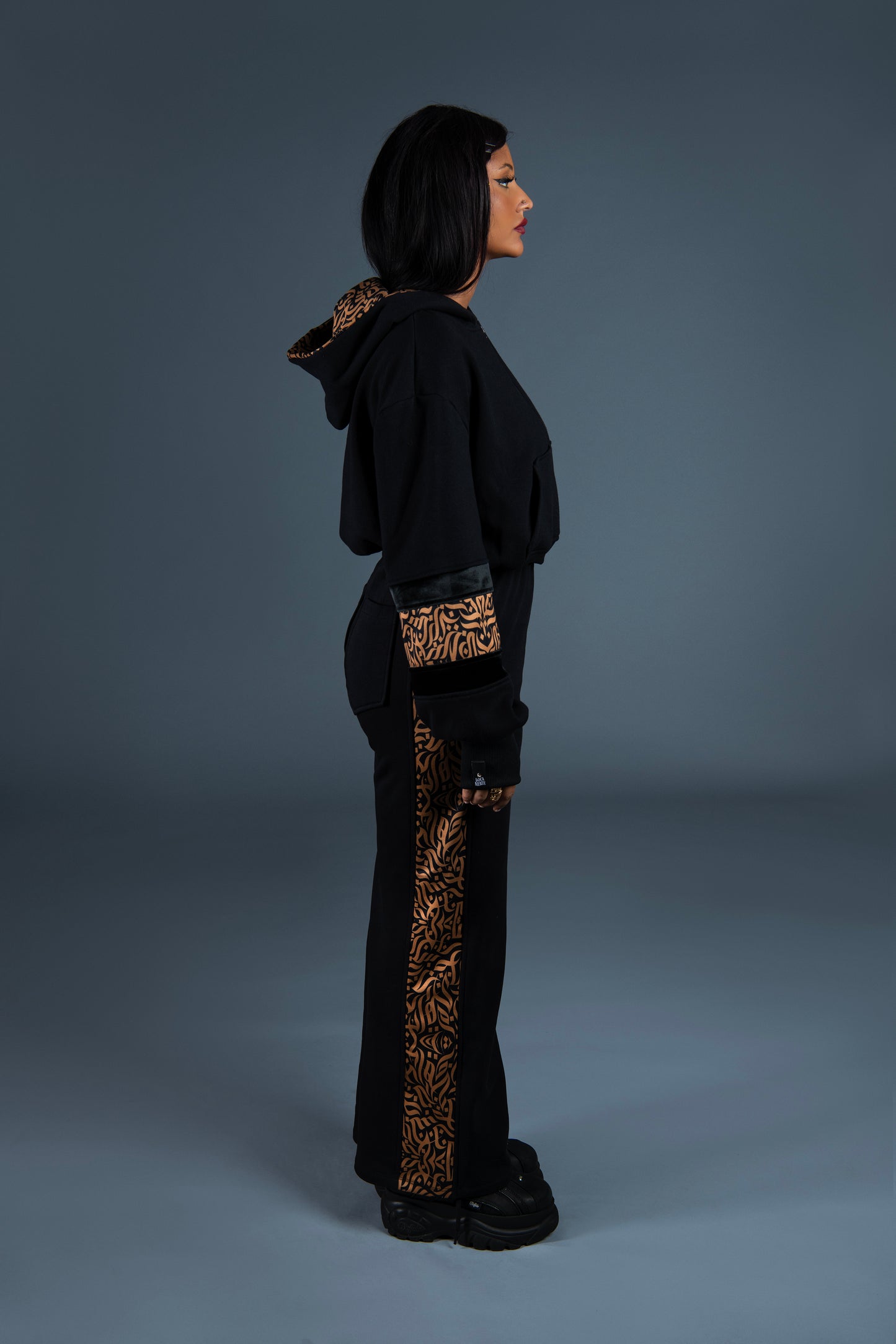 ZENDAYA PANTS INK COFFEE