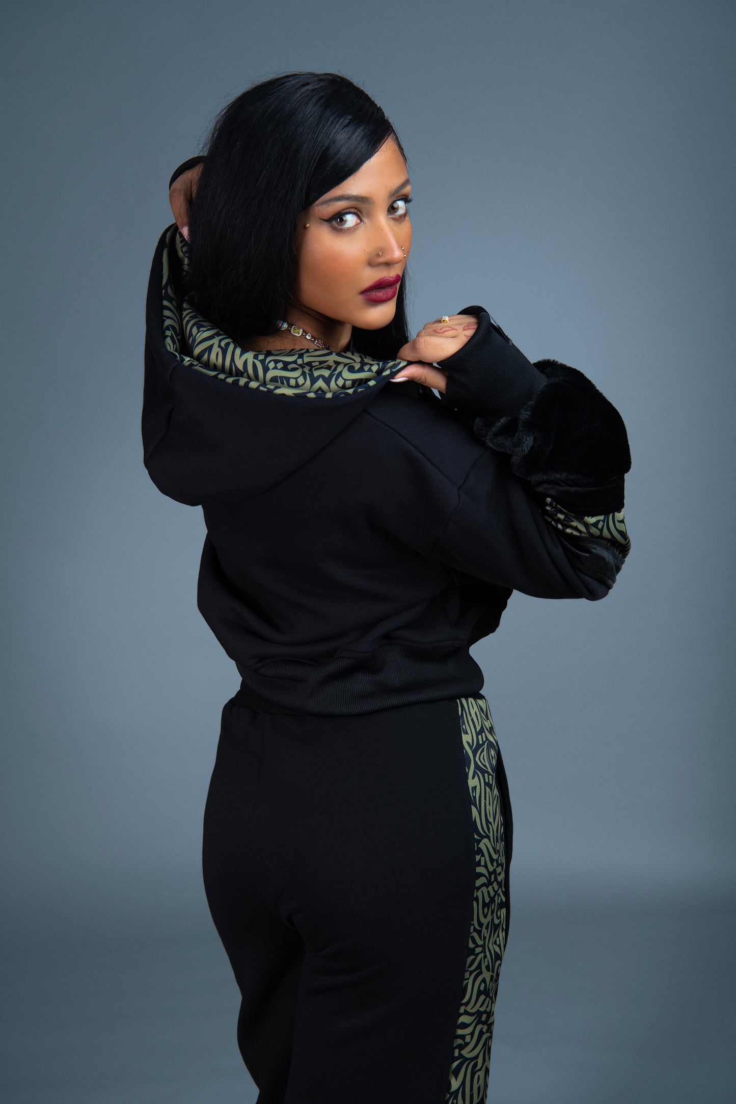 INDIRA JACKET INK ARMY