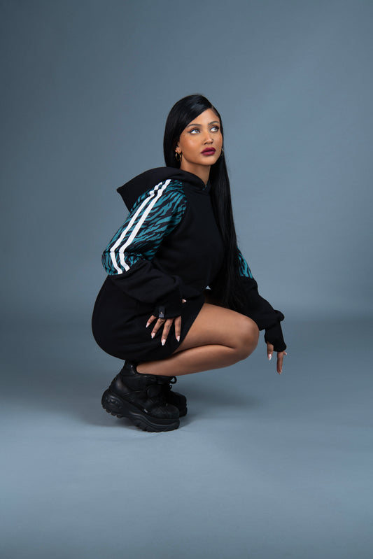 NEO DRESS TIGER BLUE