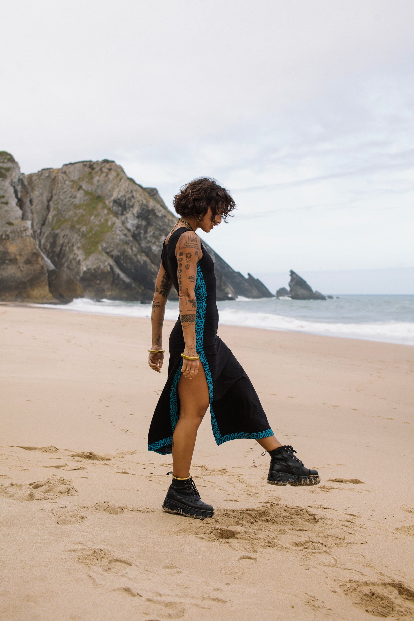 AITANA DRESS INK BLUE