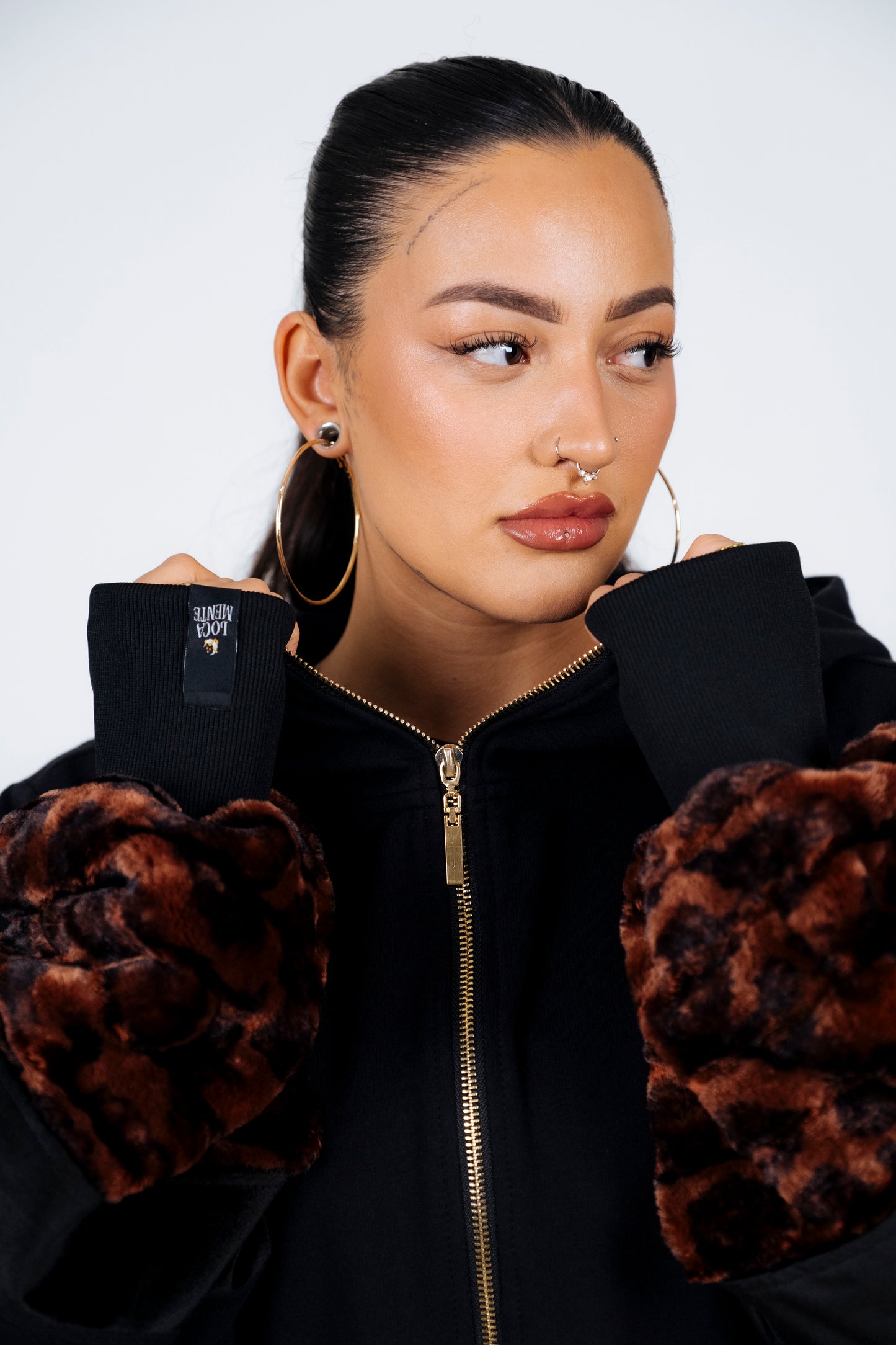 Kali Jacket Leopard Fur