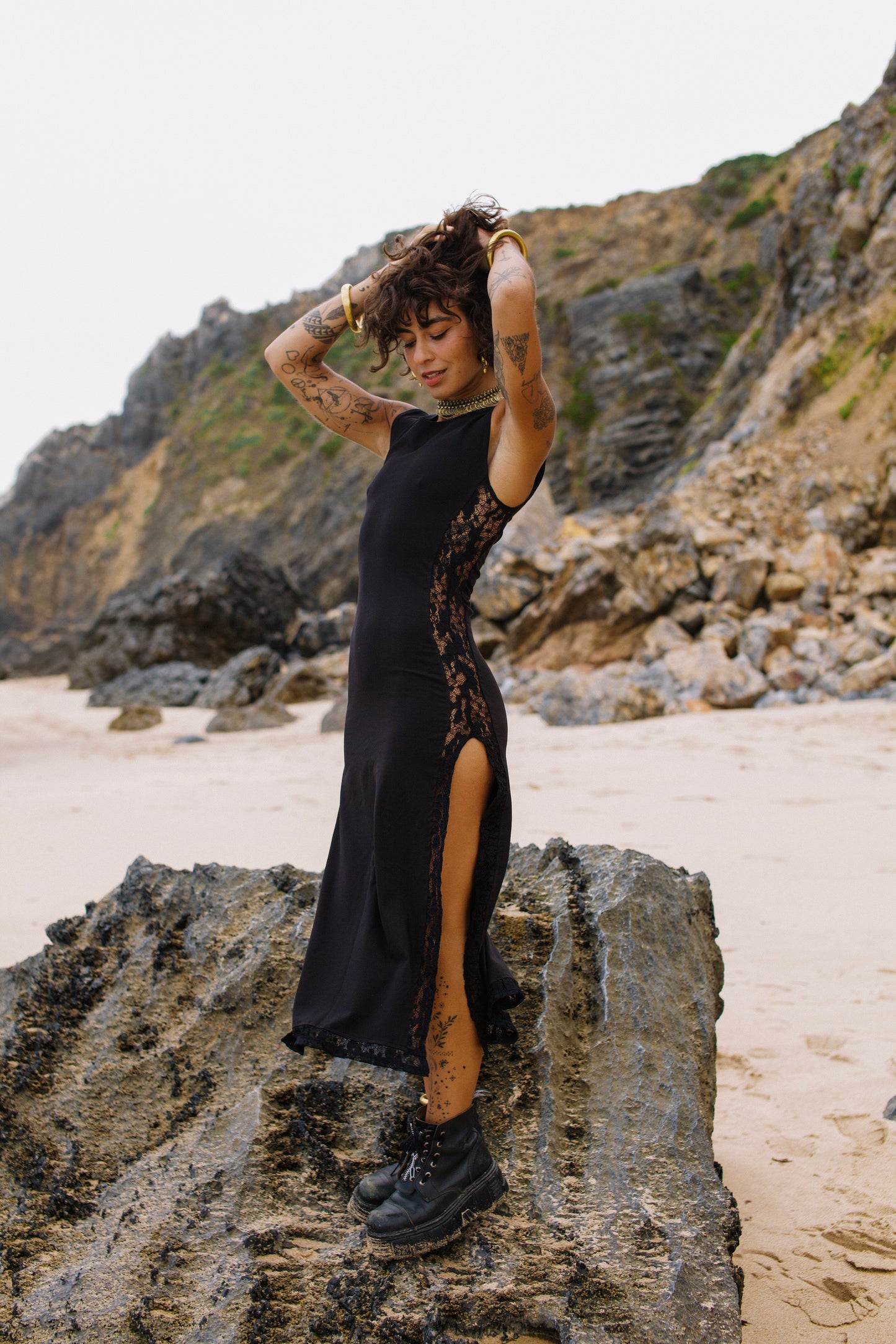 AITANA DRESS BLACK LACE
