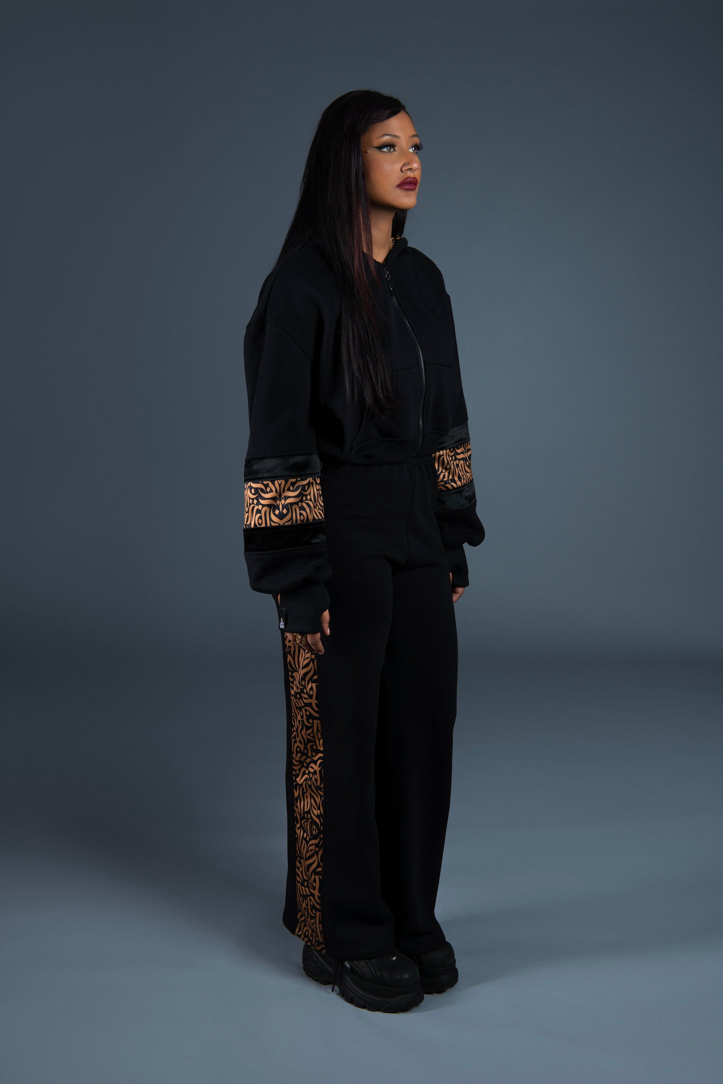 ZENDAYA PANTS INK COFFEE