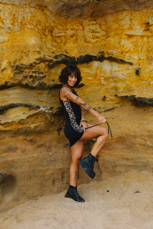 NURIA DRESS LEOPARD
