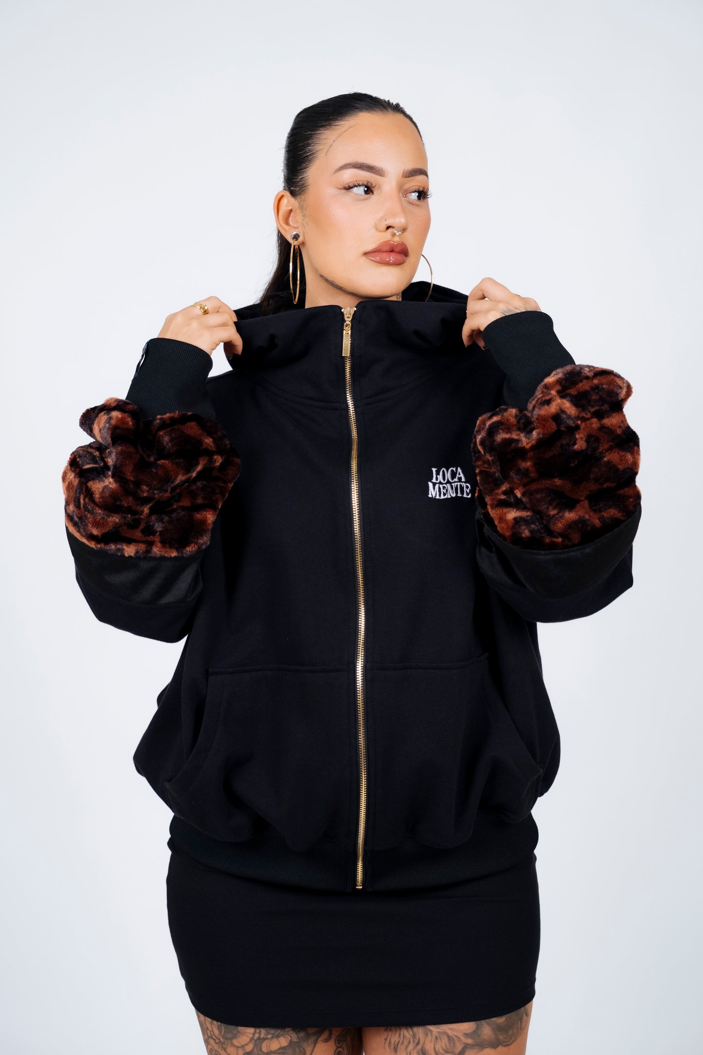 Kali Jacket Leopard Fur