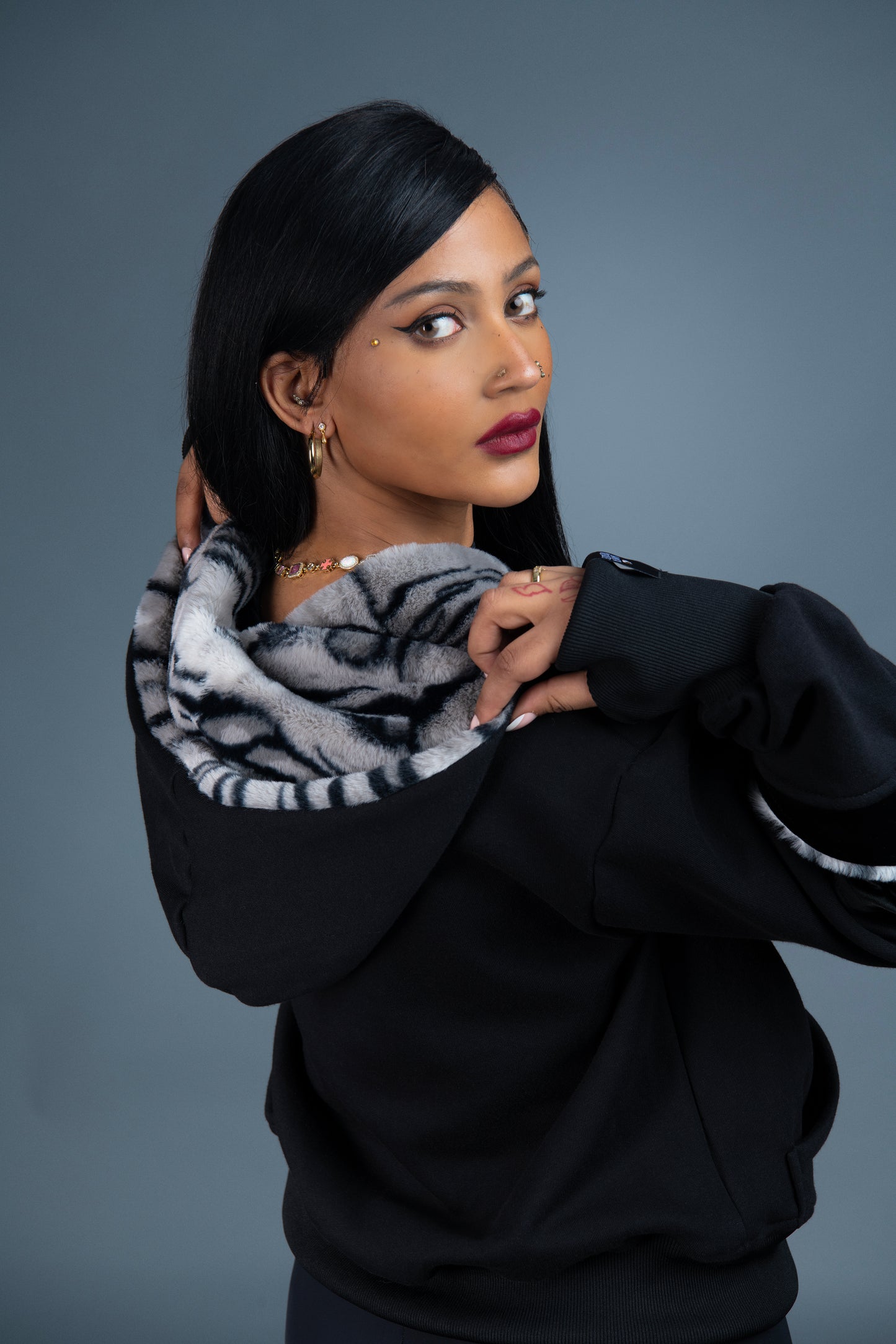 INNA JACKET SIBERIAN TIGER FUR