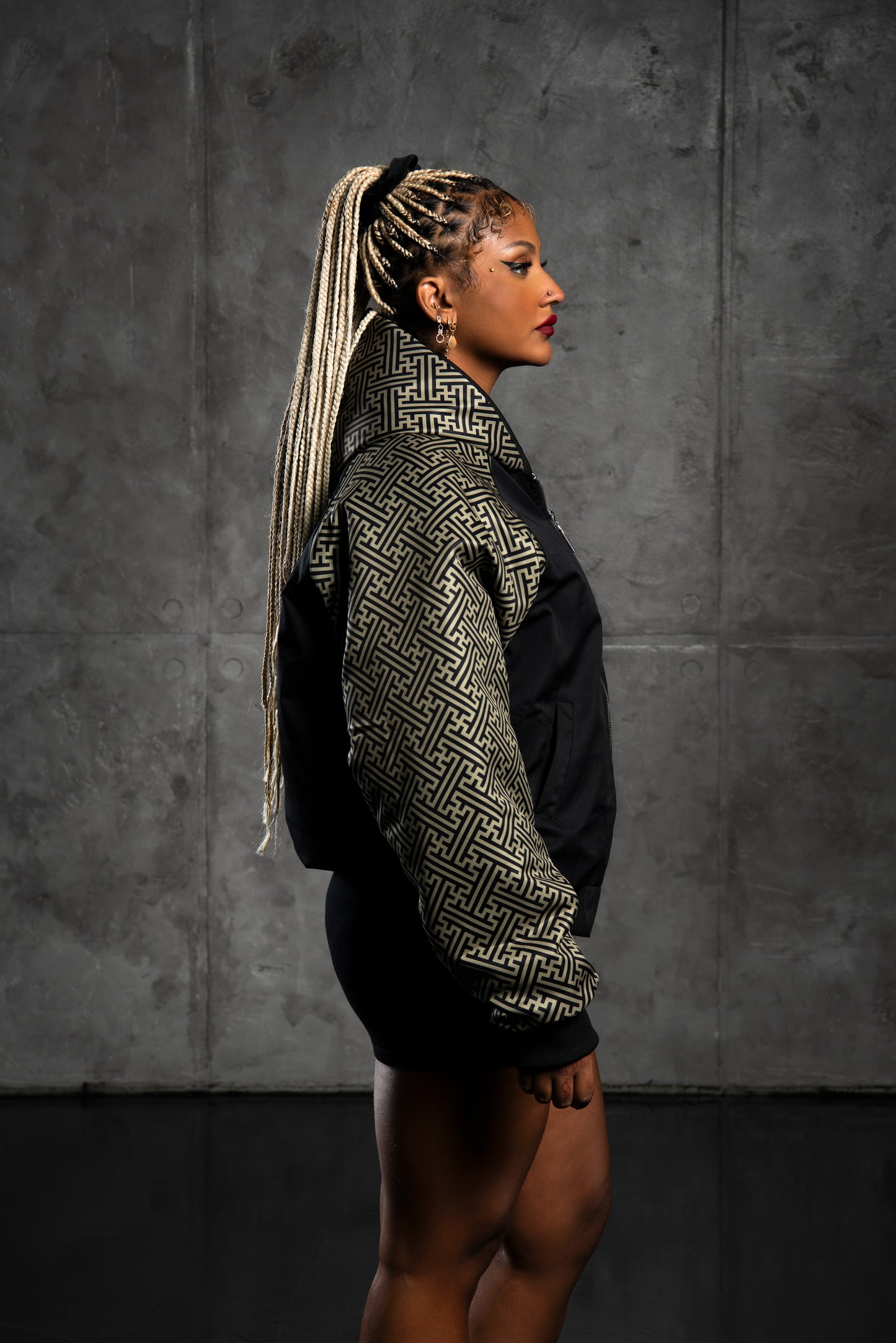 LIO BOMBER JACKET SAYAGATA ARMY GOLD