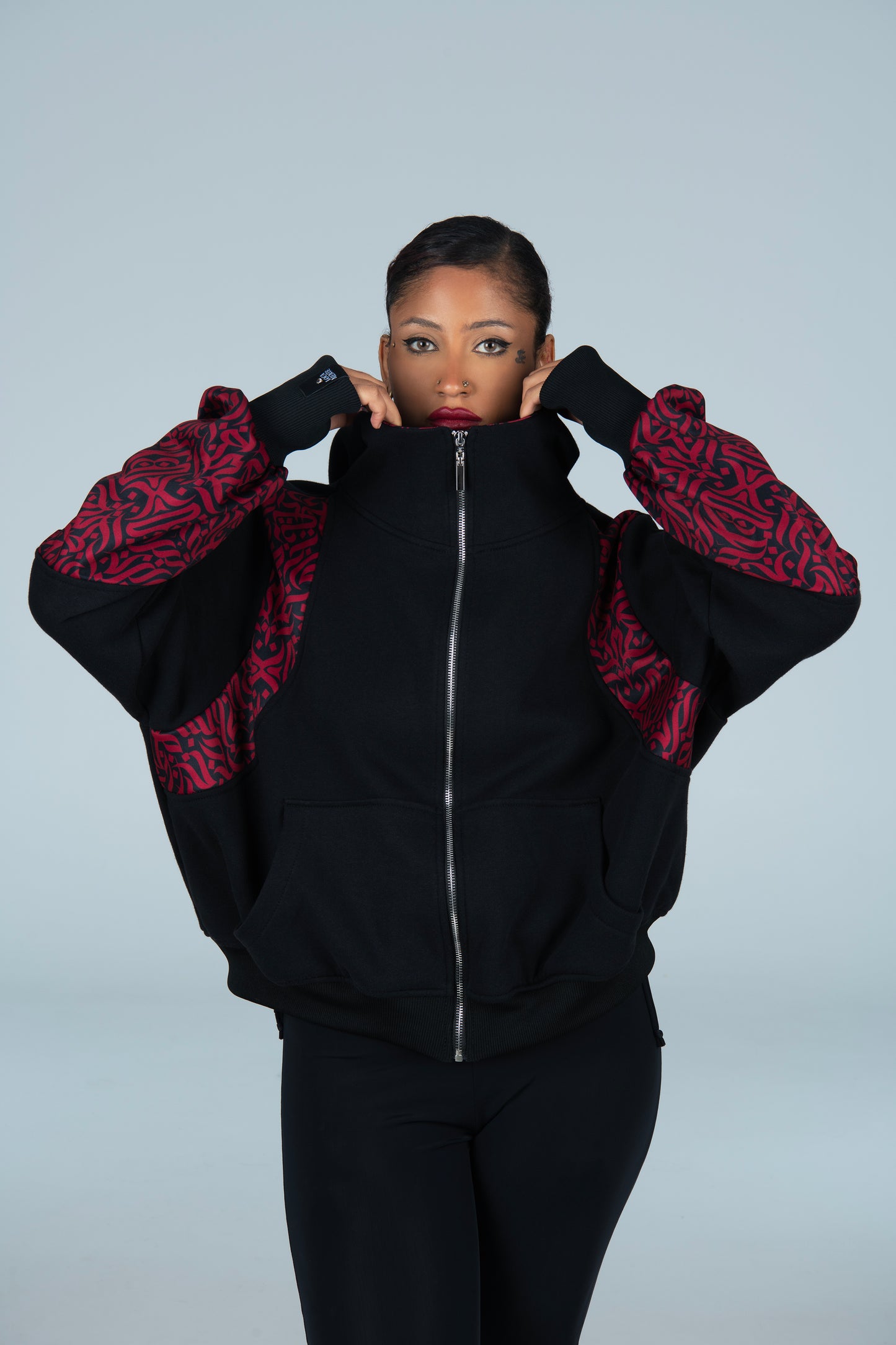 TOKYO JACKET INK DARK RED