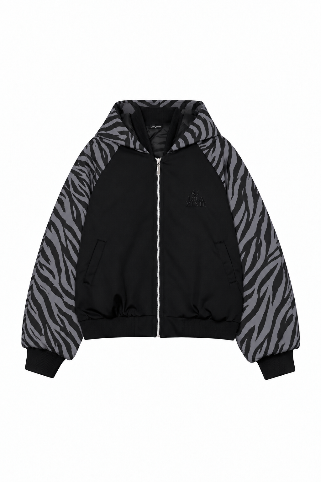 LIO BOMBER JACKET SILVER TIGER
