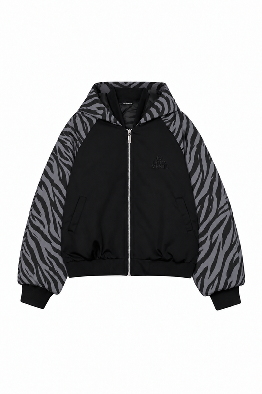 LIO BOMBER JACKET SILVER TIGER
