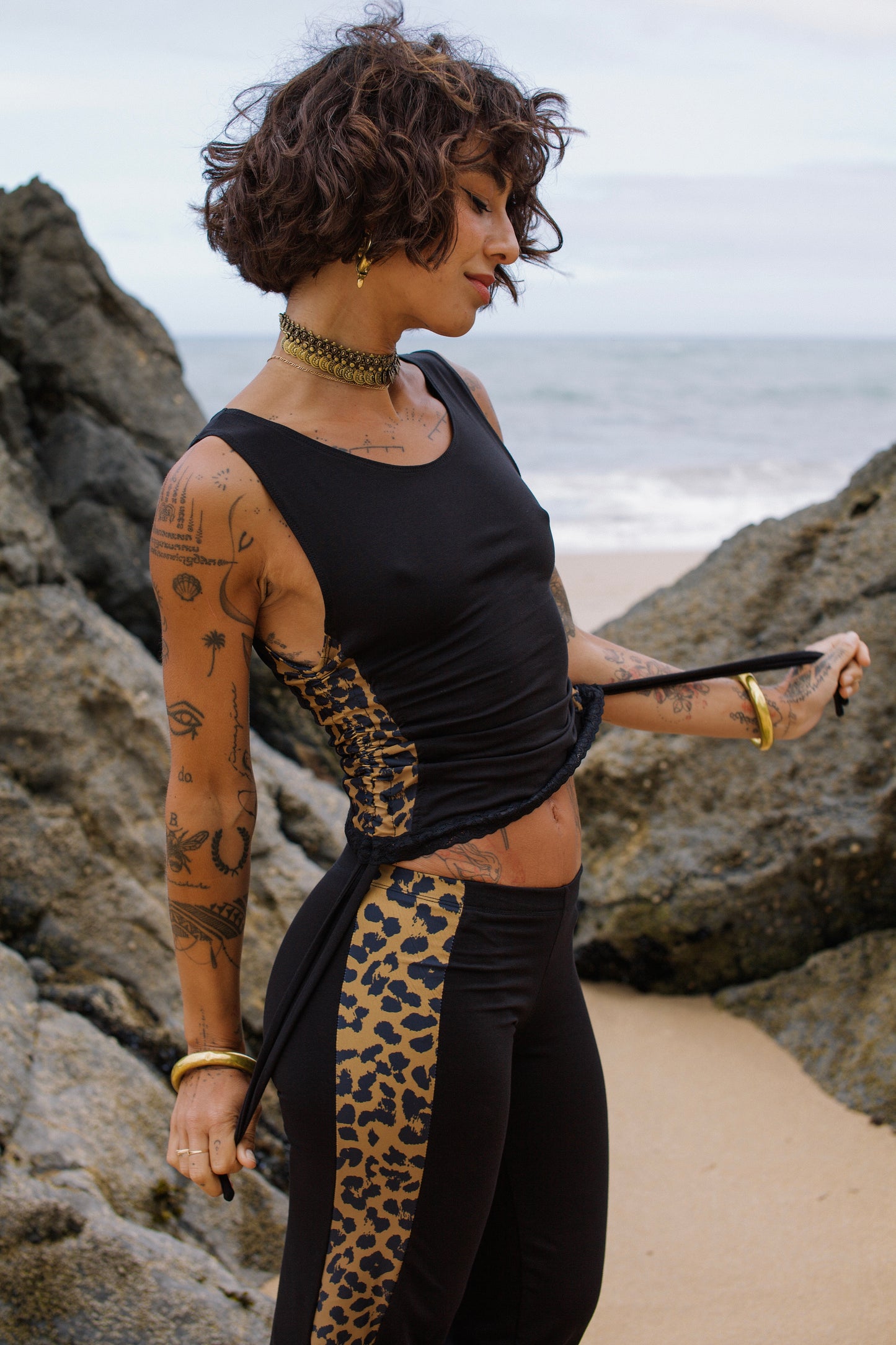 KALINGA LEGGINGS LEO CARAMEL