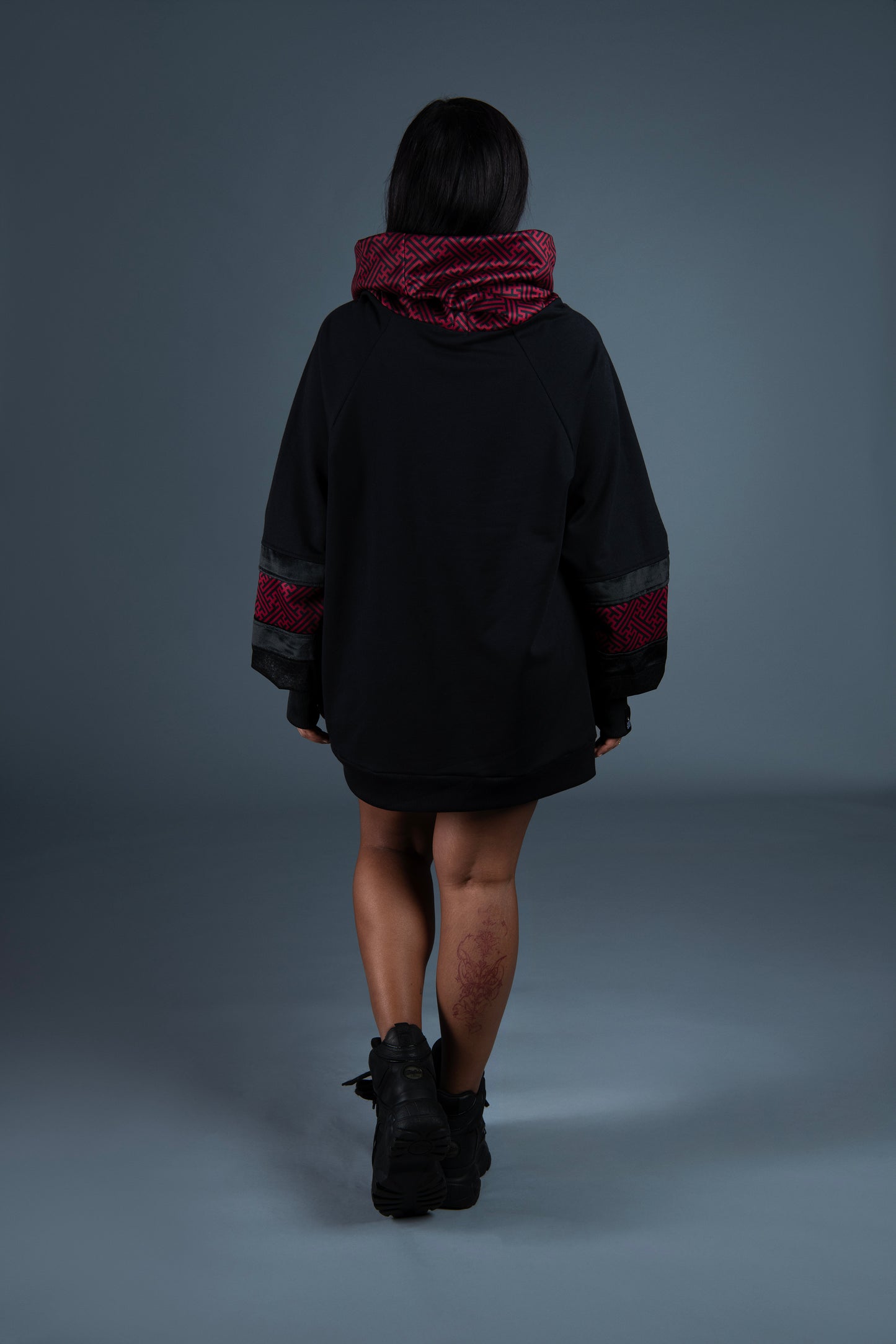 SHIRA DRESS SAYAGATA DARK RED