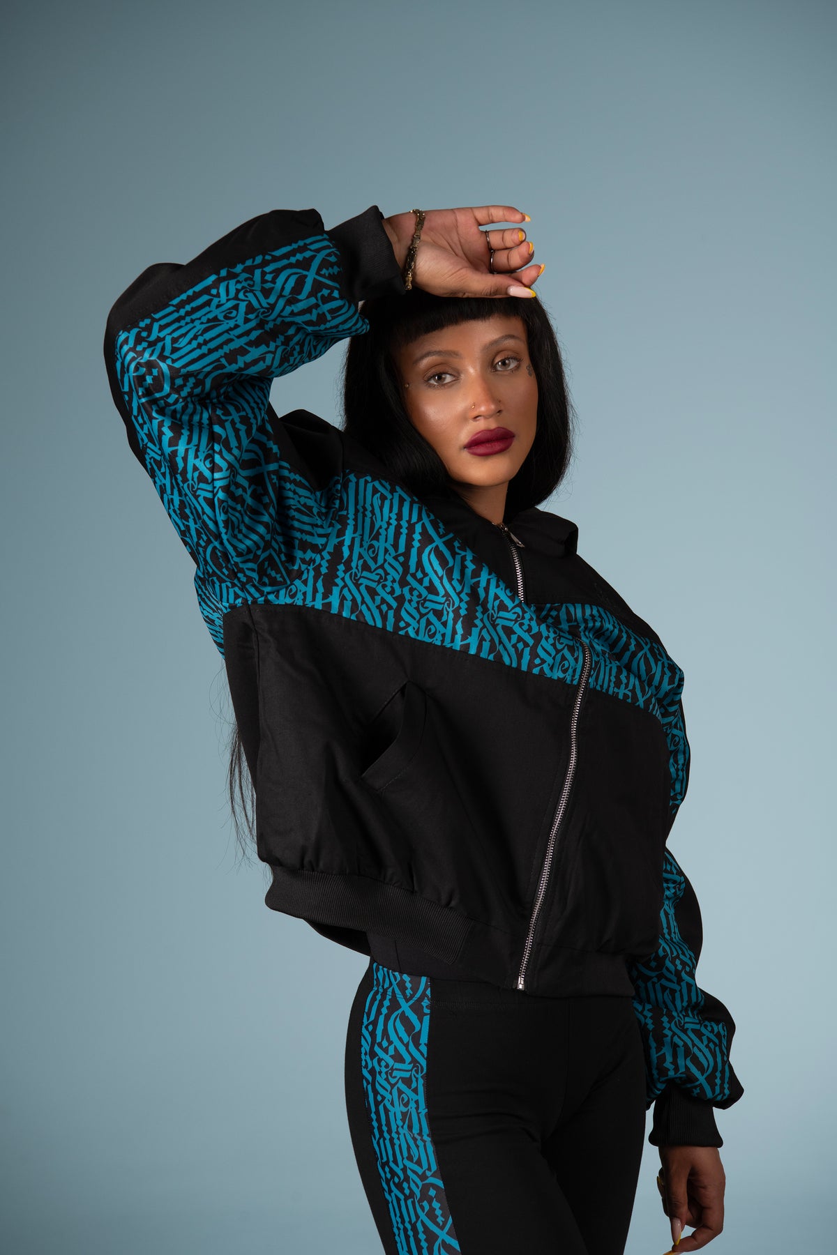 SHADOW BOMBER JACKET CALLY BLUE