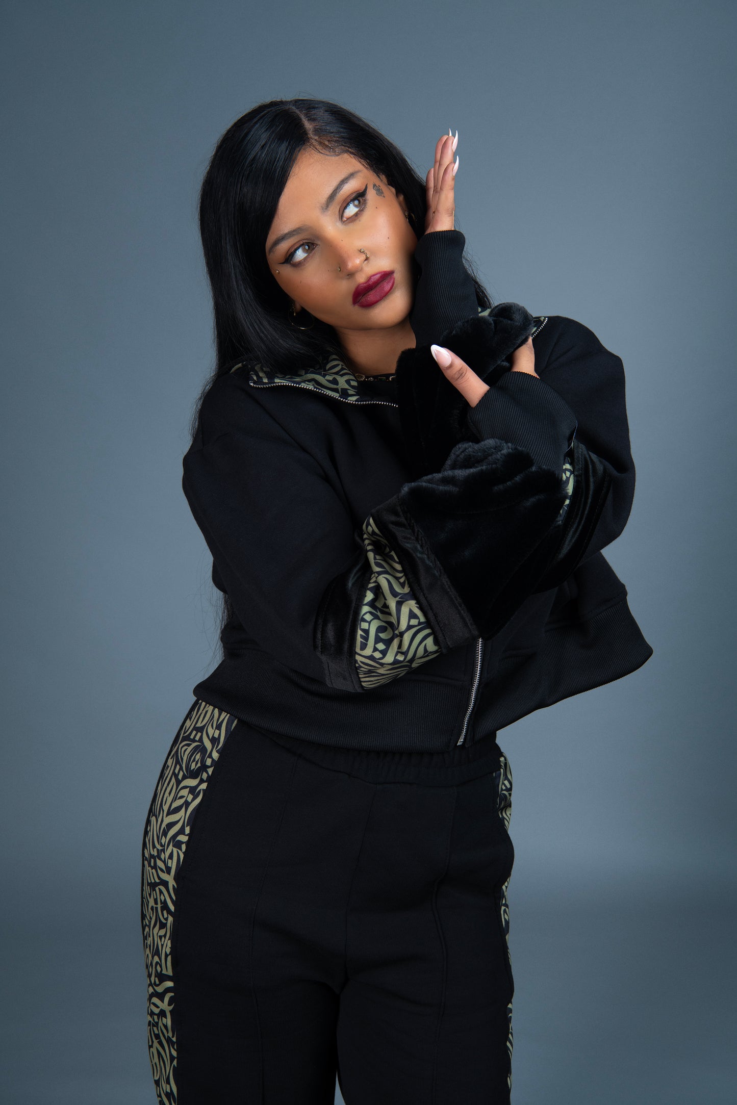 INDIRA JACKET INK ARMY