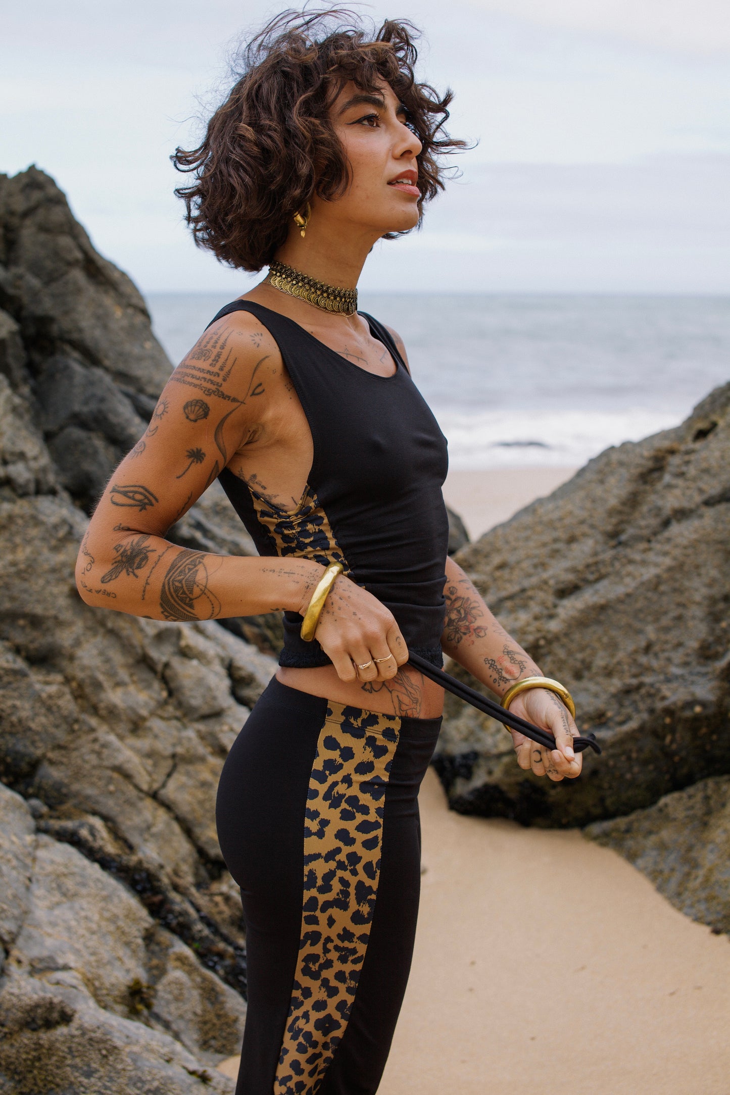 KALINGA LEGGINGS LEO CARAMEL