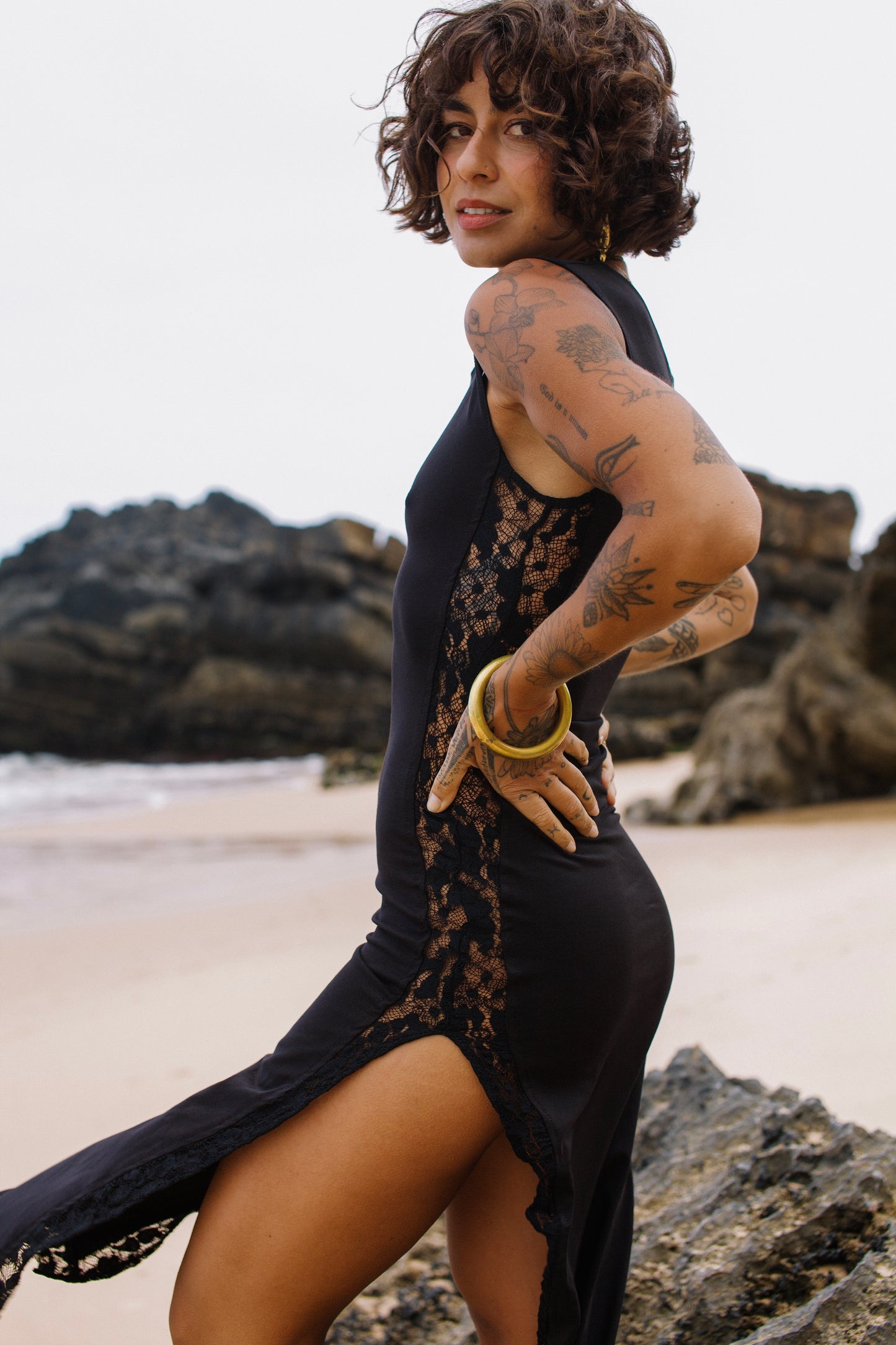 AITANA DRESS BLACK LACE