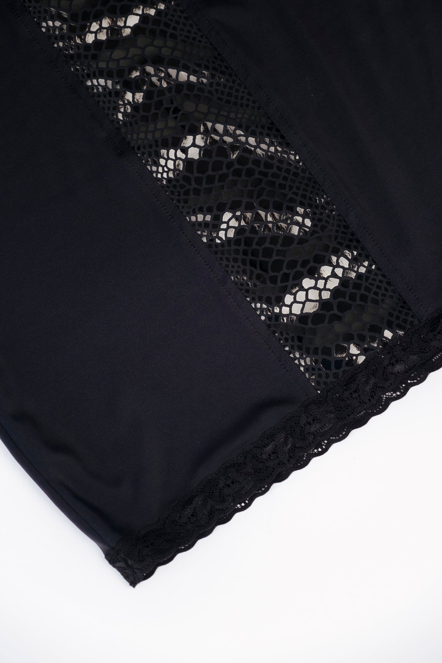 Nara skirt black snake