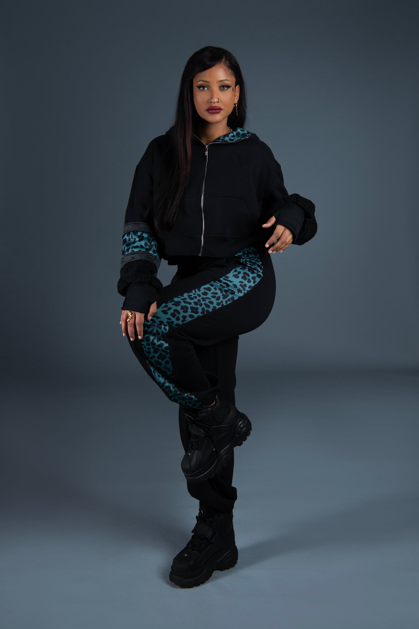 INDIRA JACKET LEO BLUE