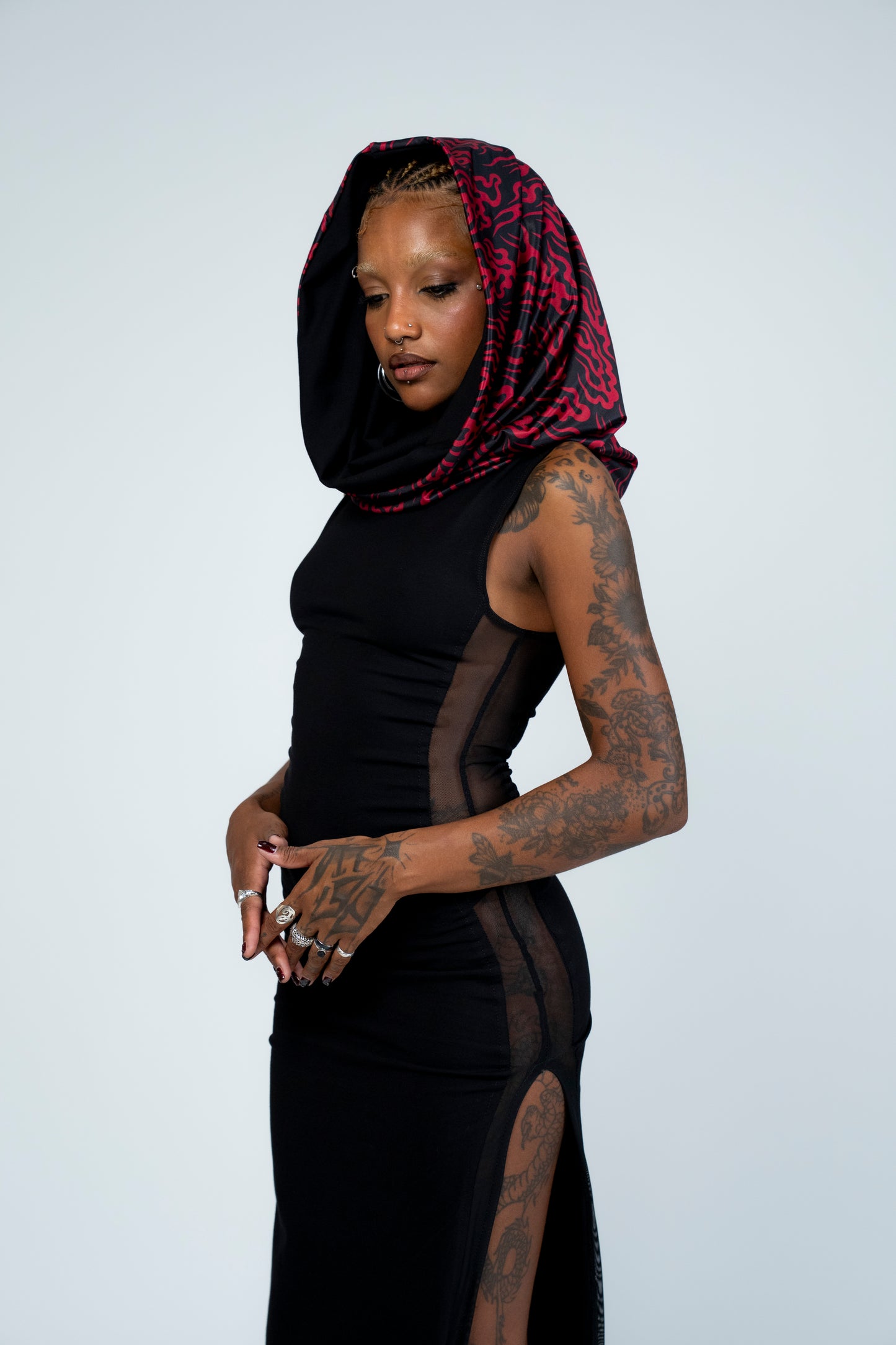 KALIN DRESS KASAI RED