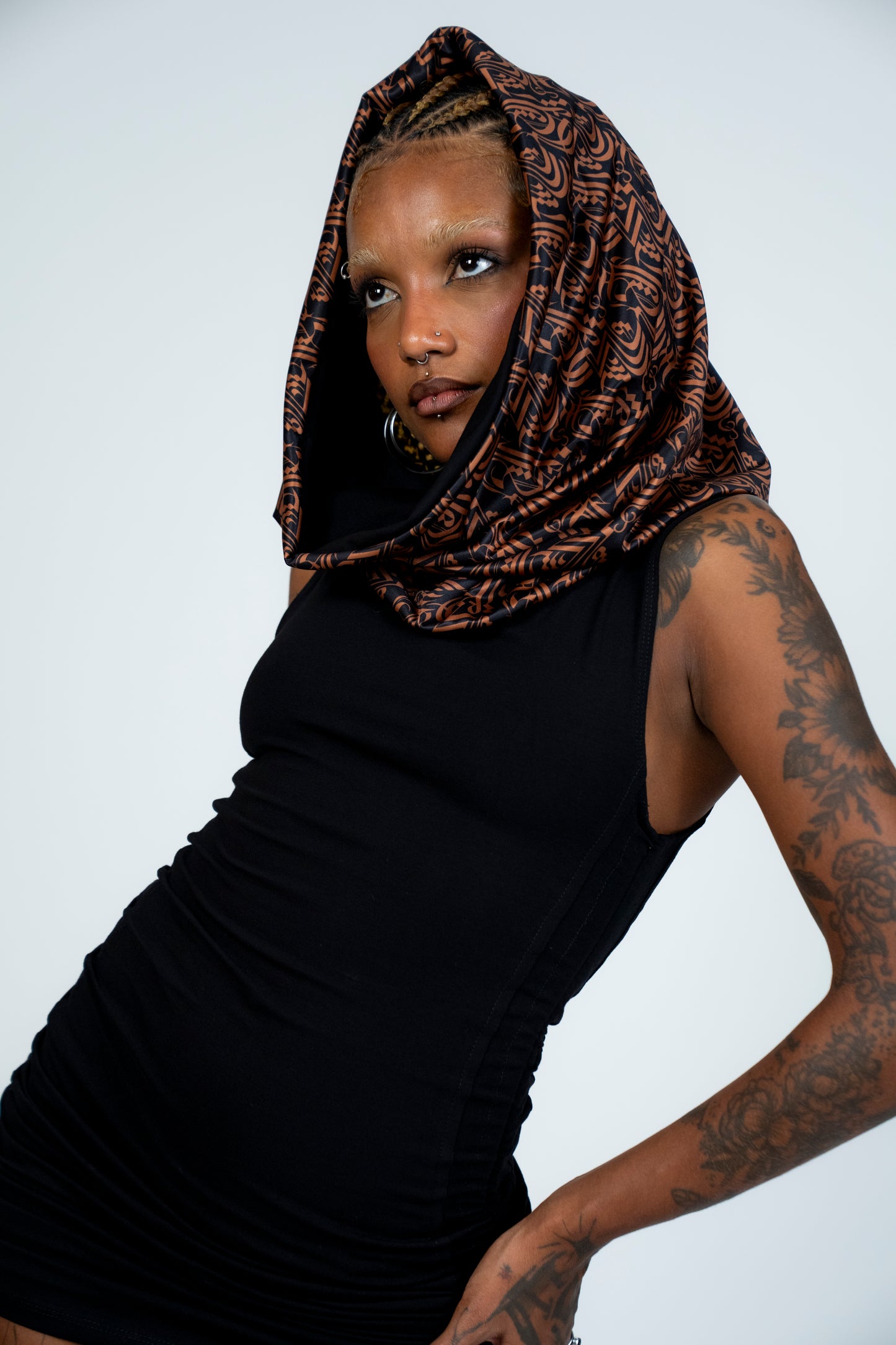 INTI DRESS HINDU BROWN